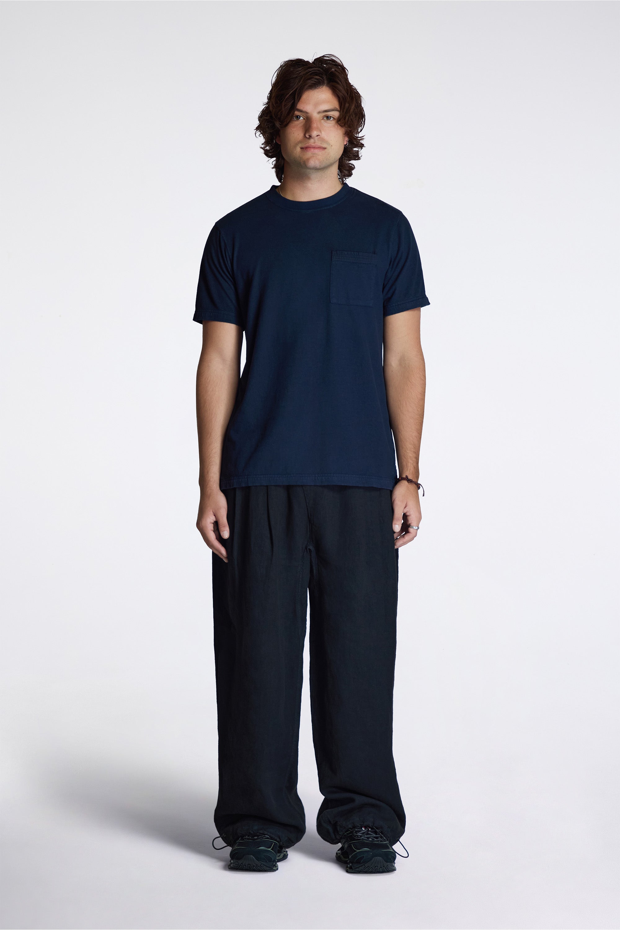 Cotton Hemp S/S T-Shirt Navy