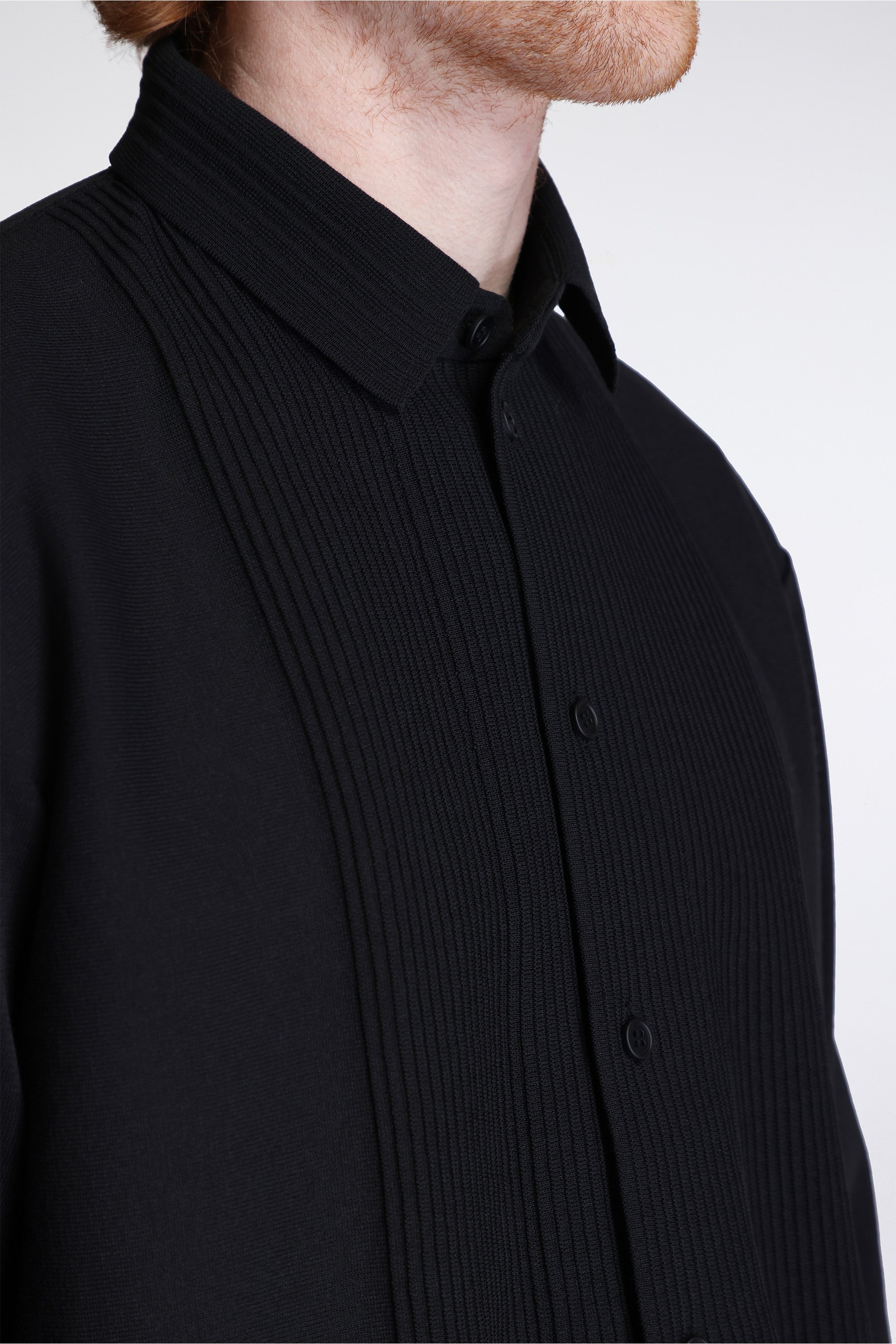 Tc Soft Hypha Tuck Front Shirt Black