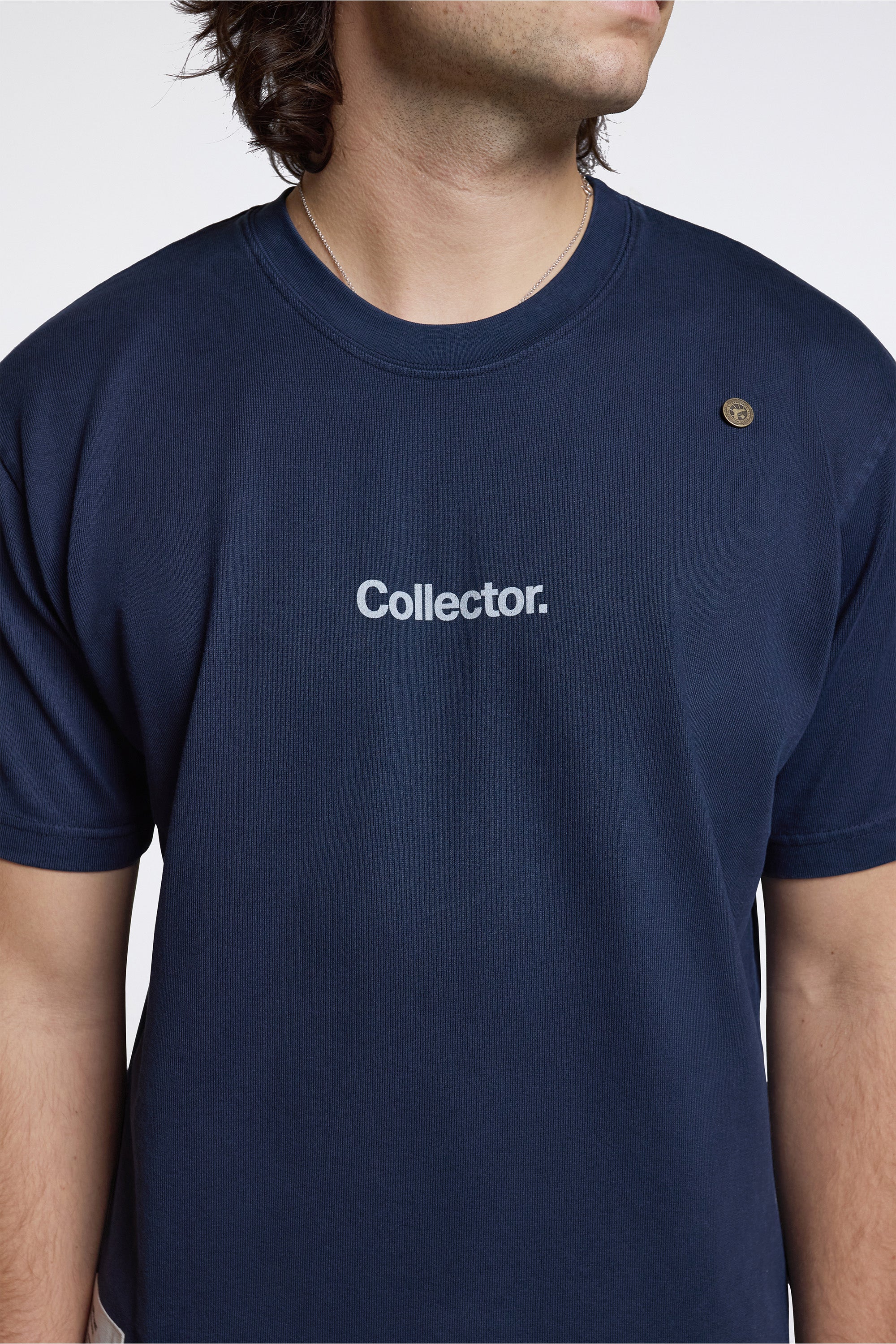 ''The Collector'' Classic T-Shirt Overdyed Navy