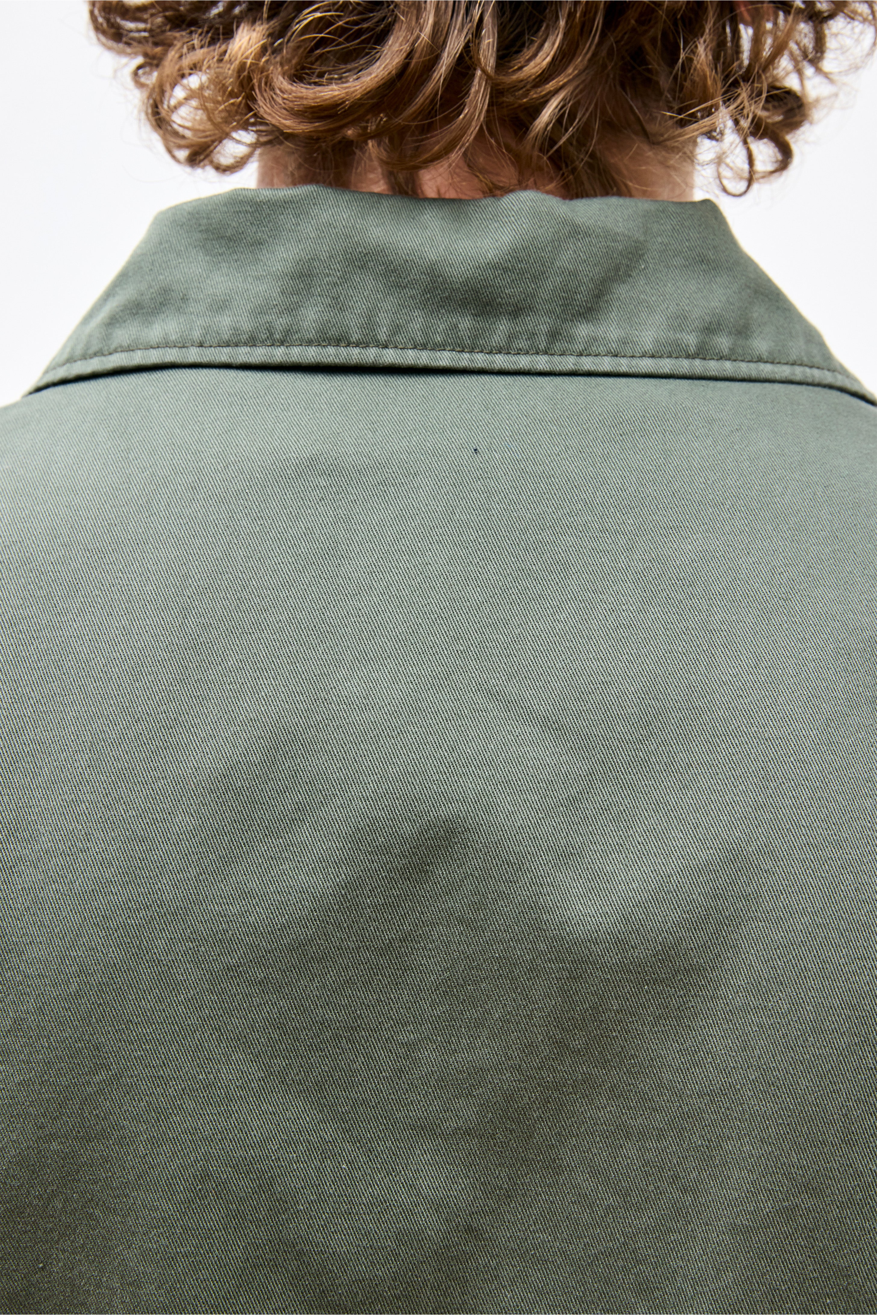 Soldier Short Jacket Cotton Twill Khaki