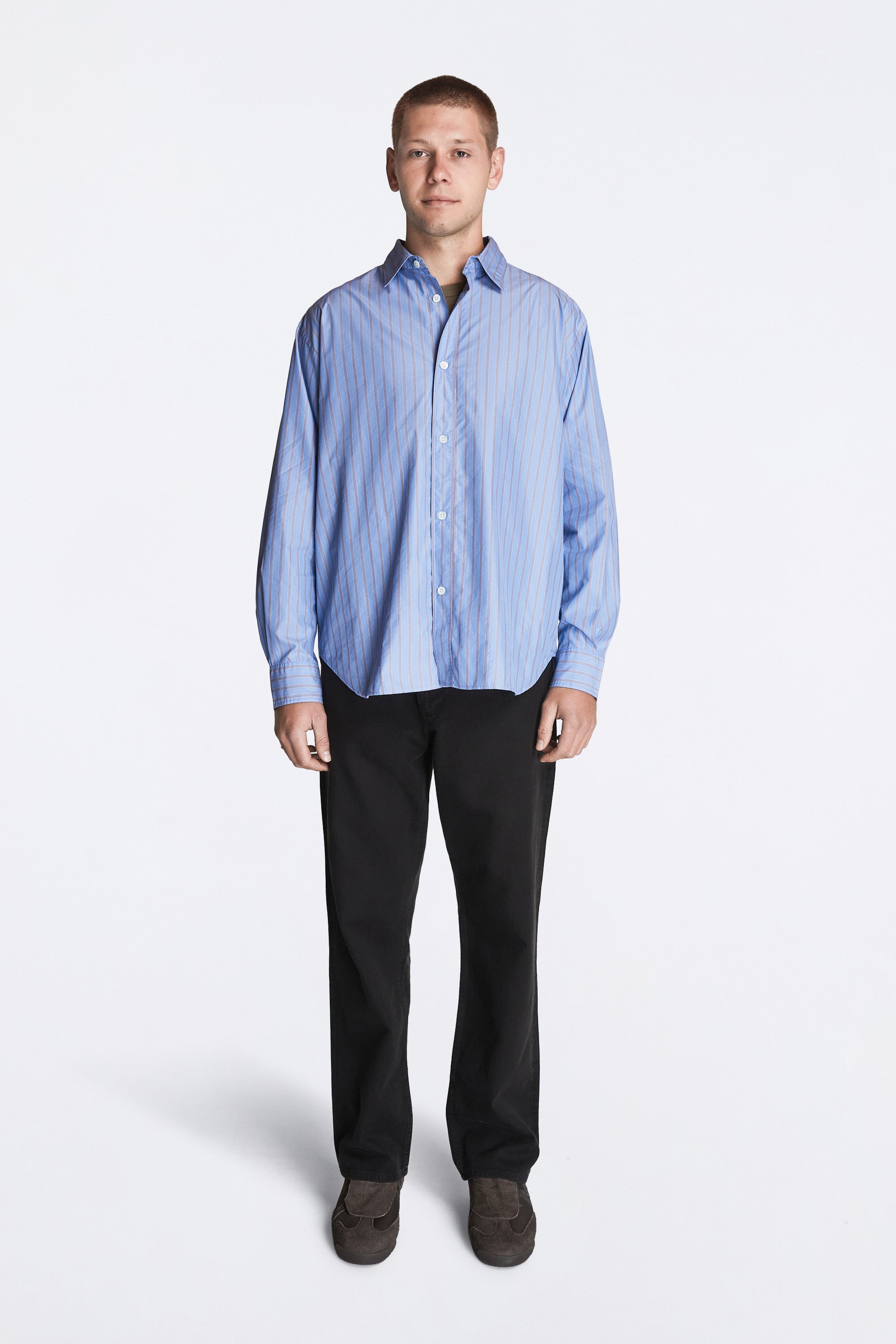 Espevik Fine Oversize Shirt Bel Air Blue