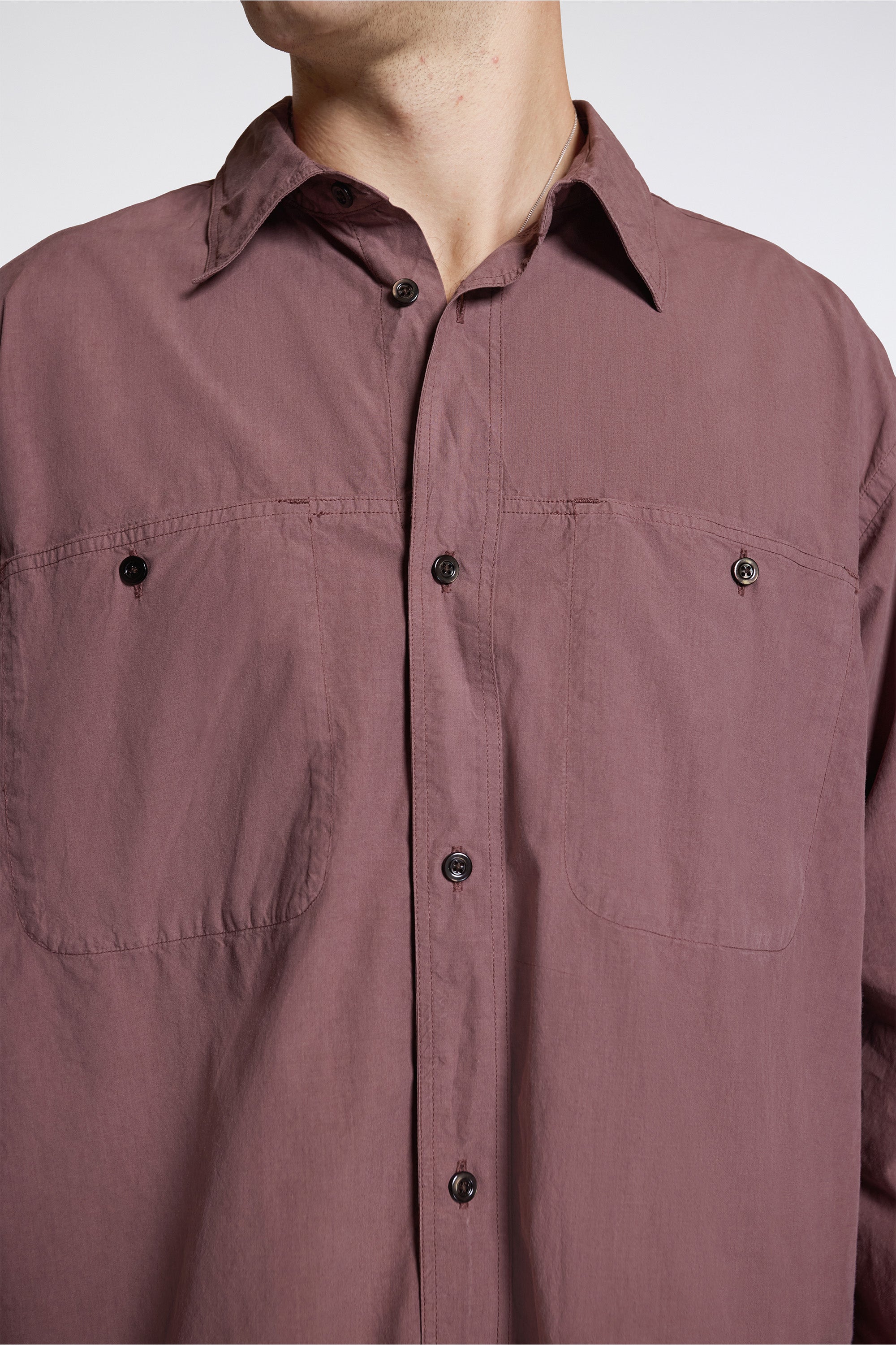Falster Tencel Oversize Shirt Peppercorn