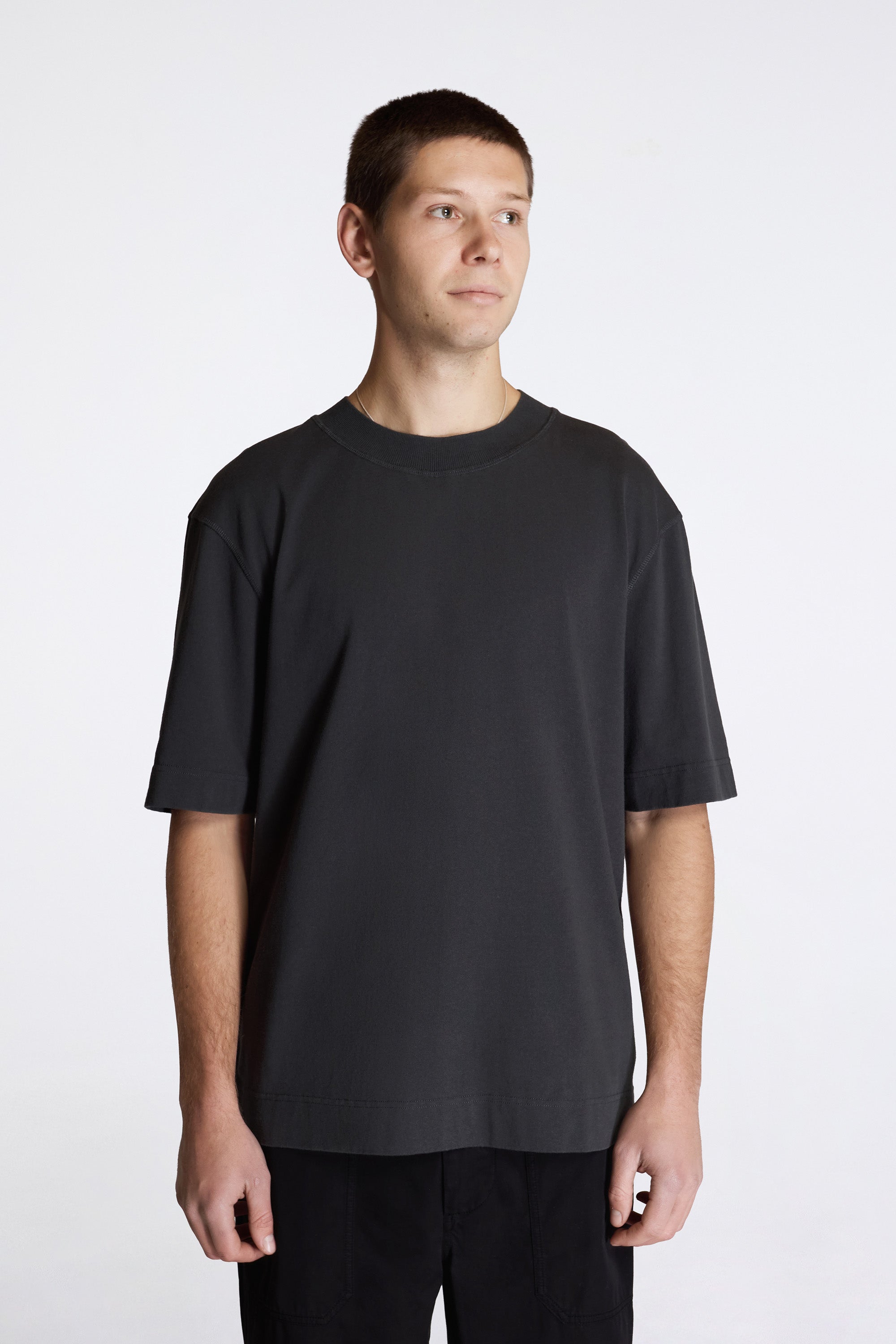 MHL Flatlock Crew Black Green