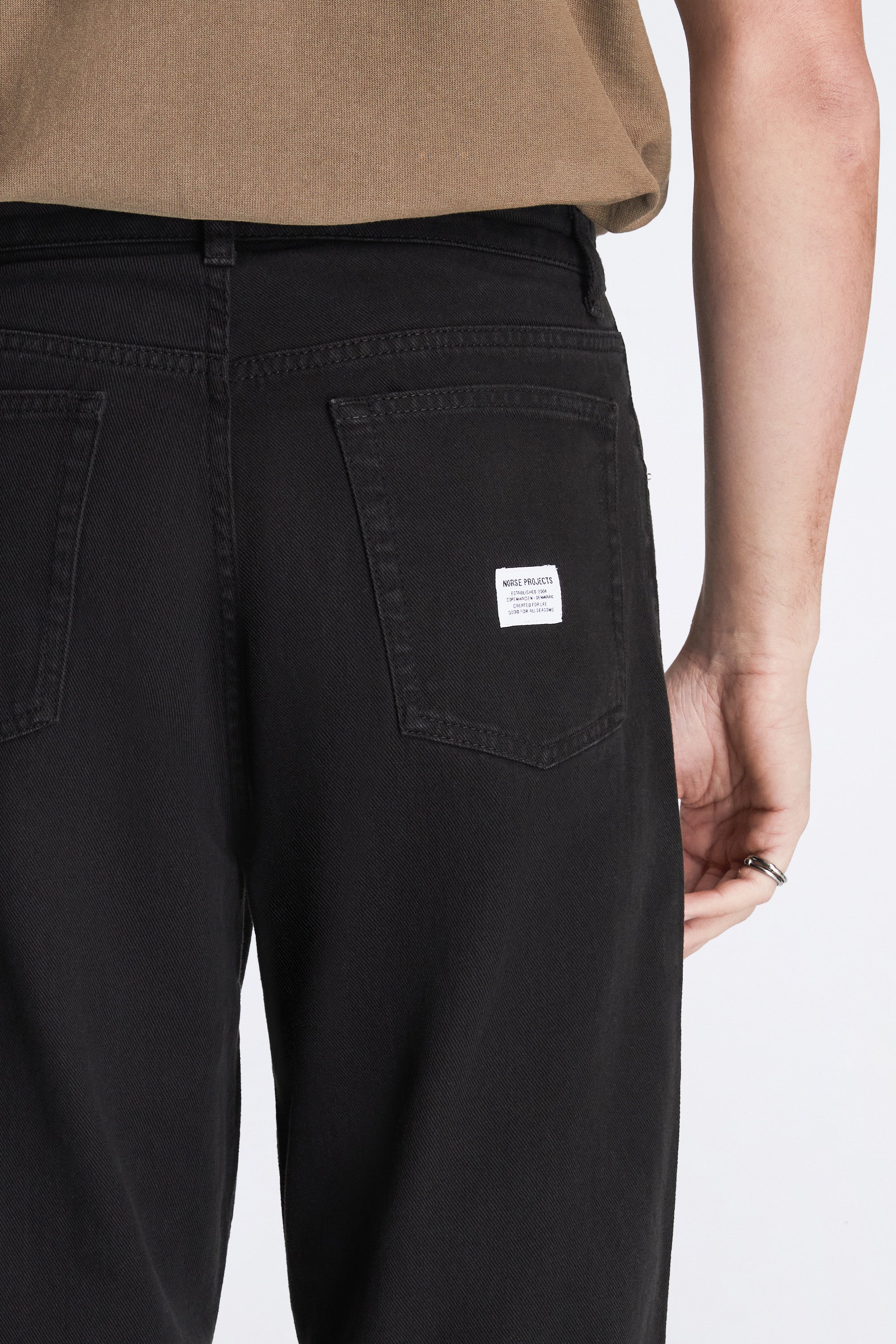 Korshavn Relaxed 5 Pocket Heavy Twill Black