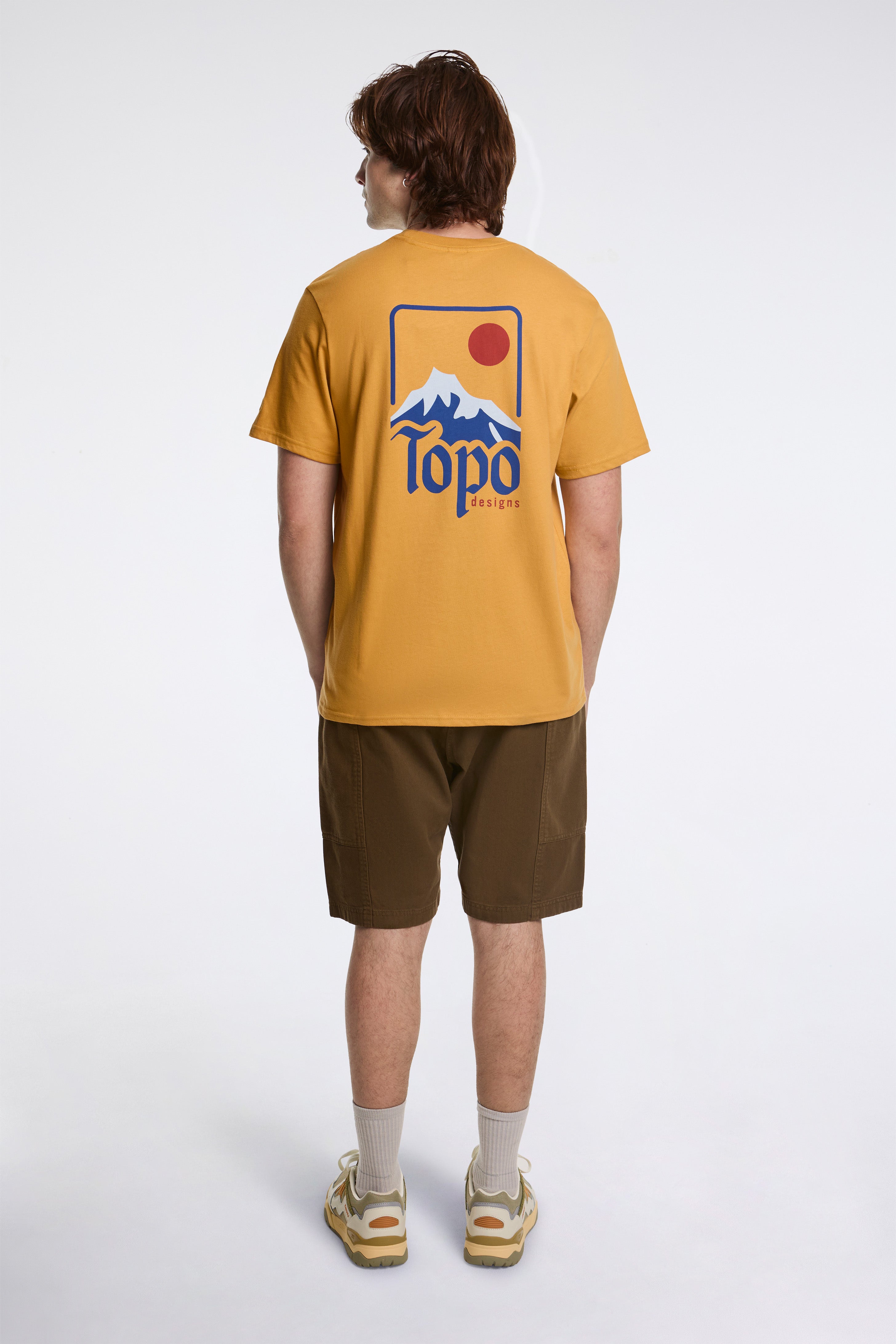 Peak Tee Mens Goldenrod