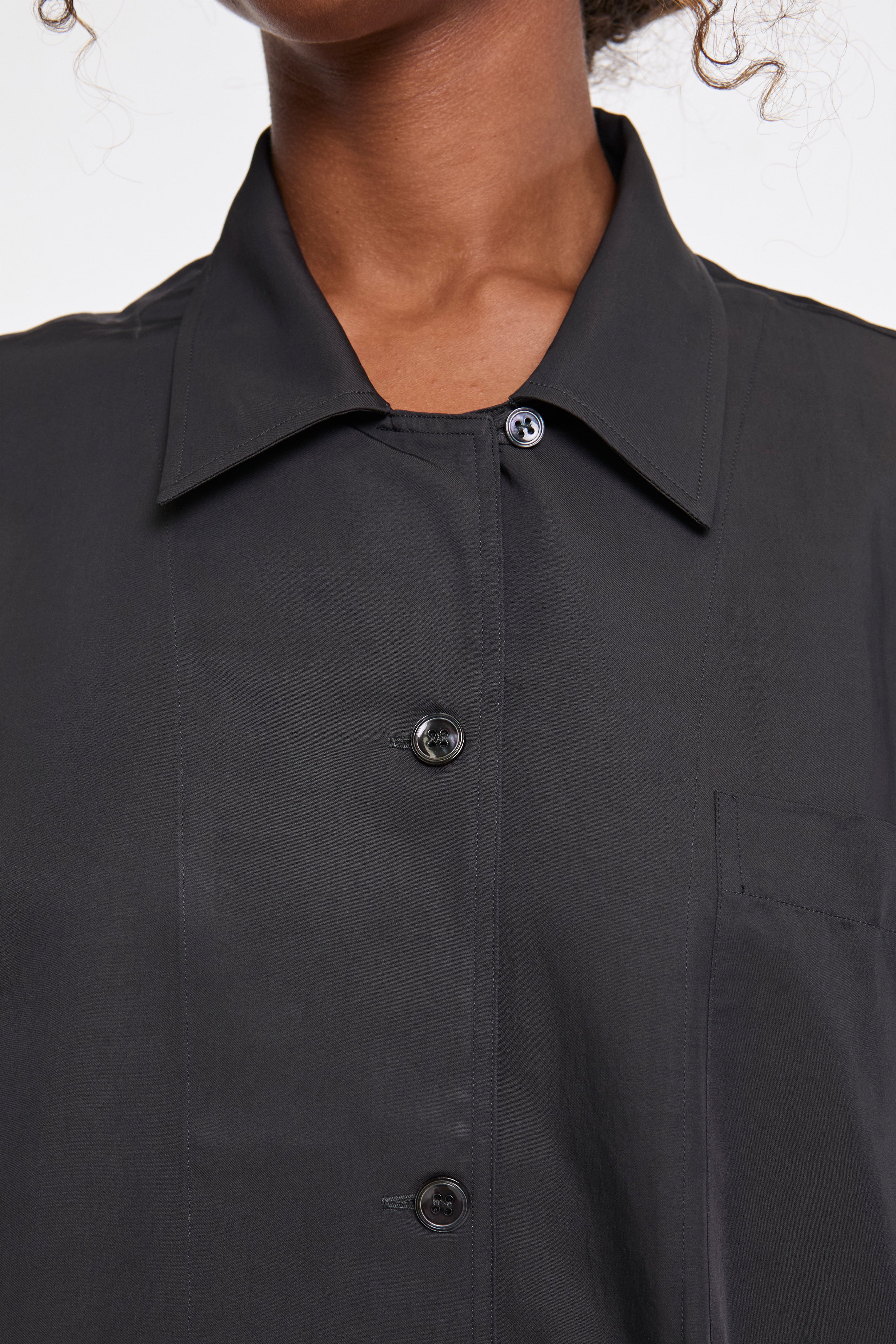 Delos Viscose Shirt Coal