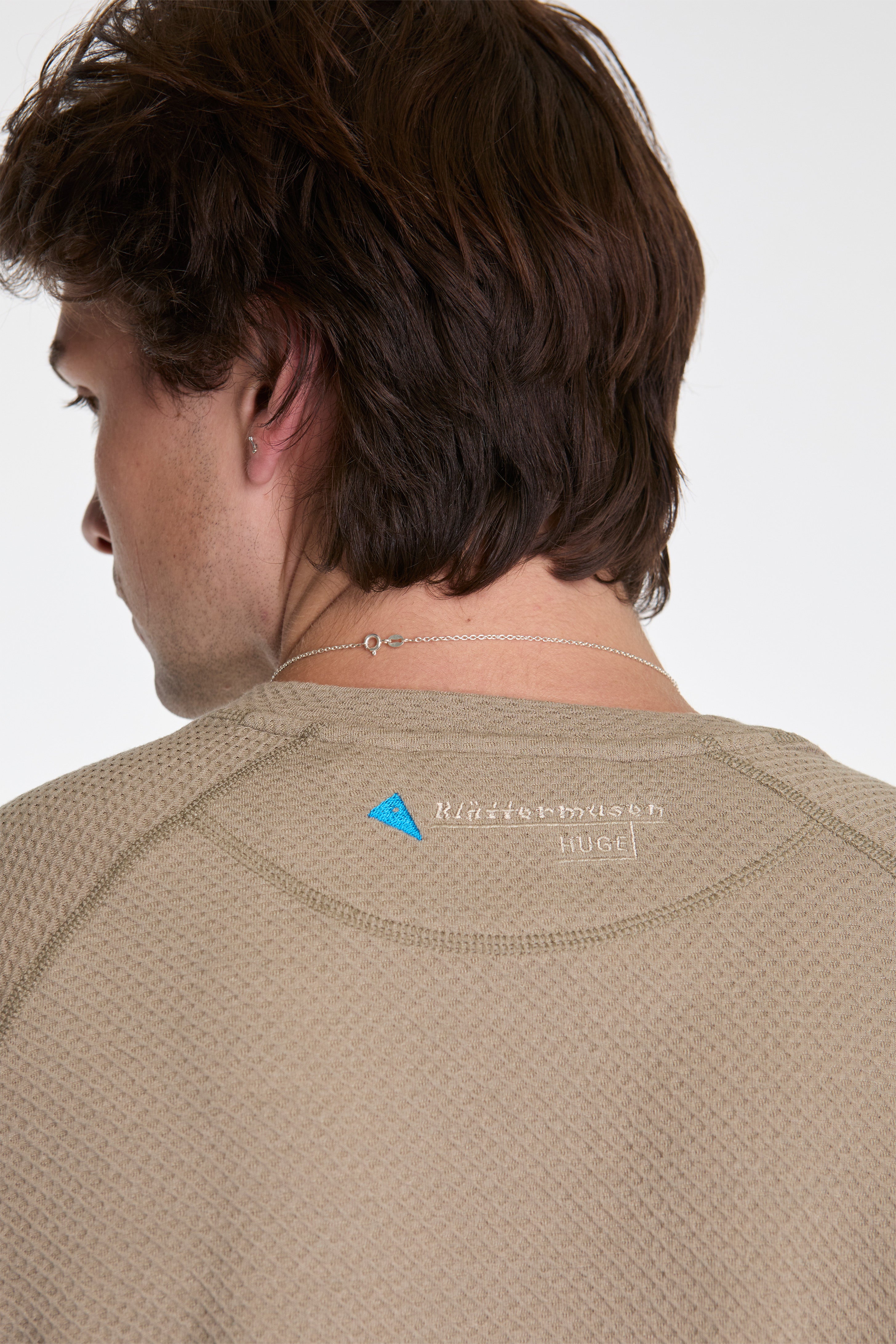 Huge Crew M'S Silver Green