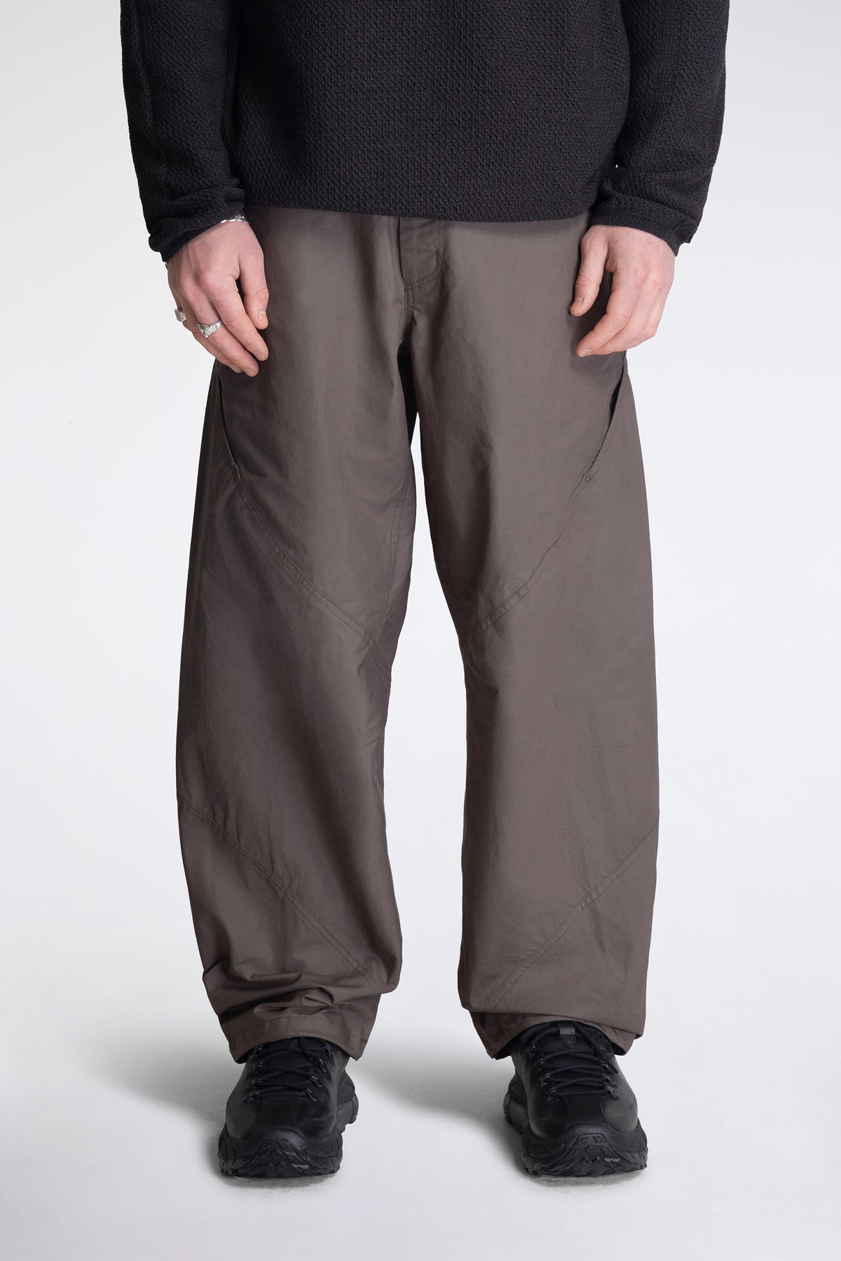 High Density Cotton Helicoid Pants Falcon