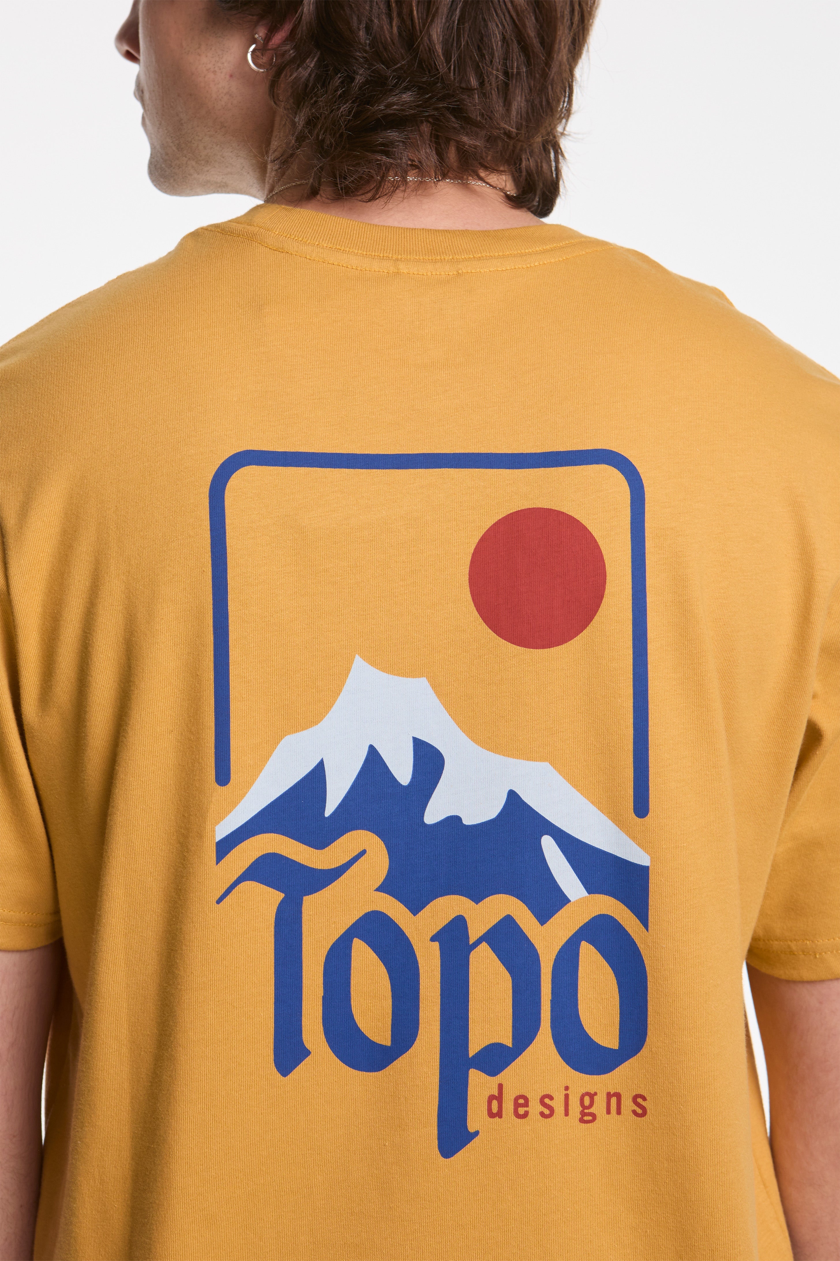 Peak Tee Mens Goldenrod