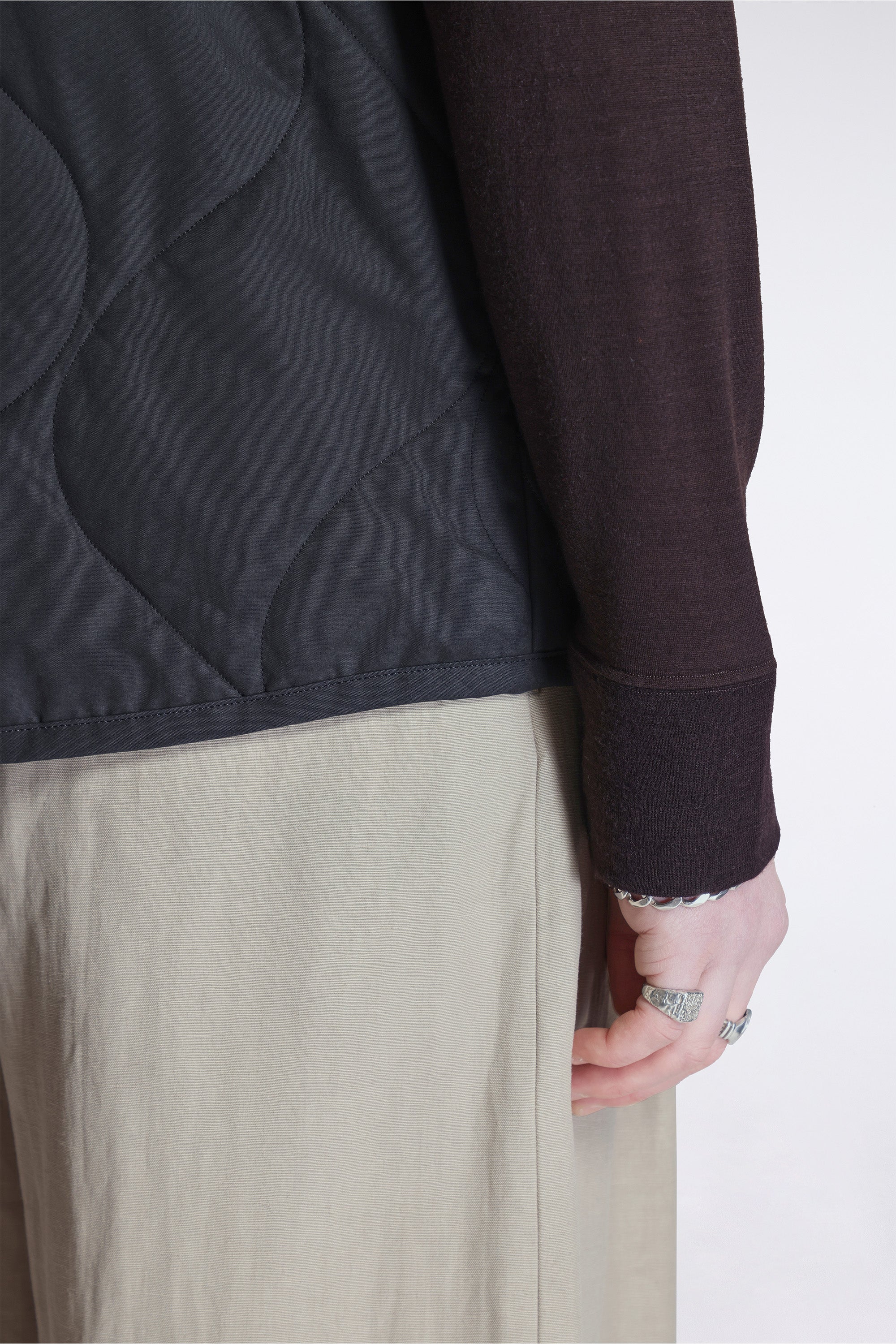 Bomber Gilet Mens Black
