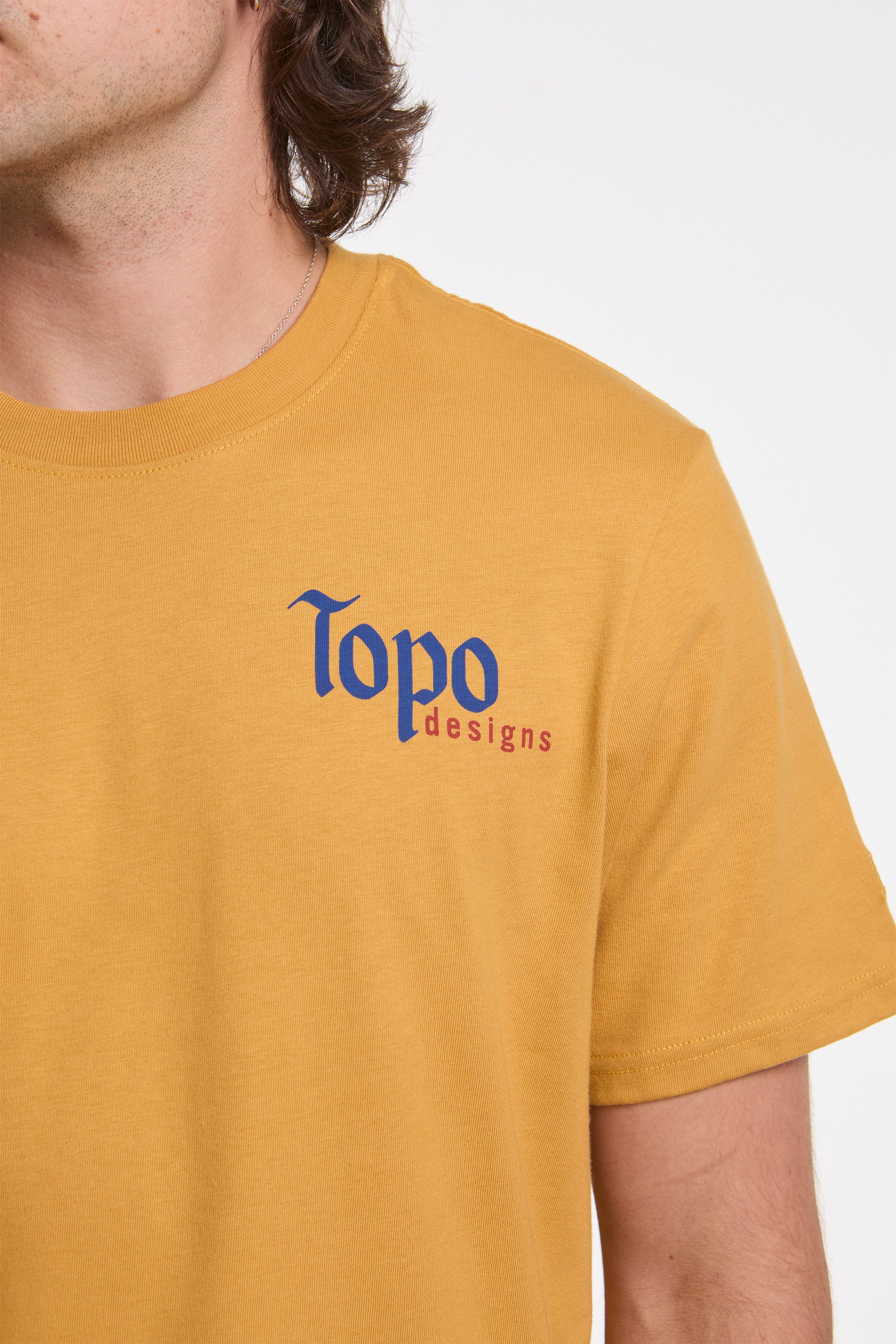 Peak Tee Mens Goldenrod