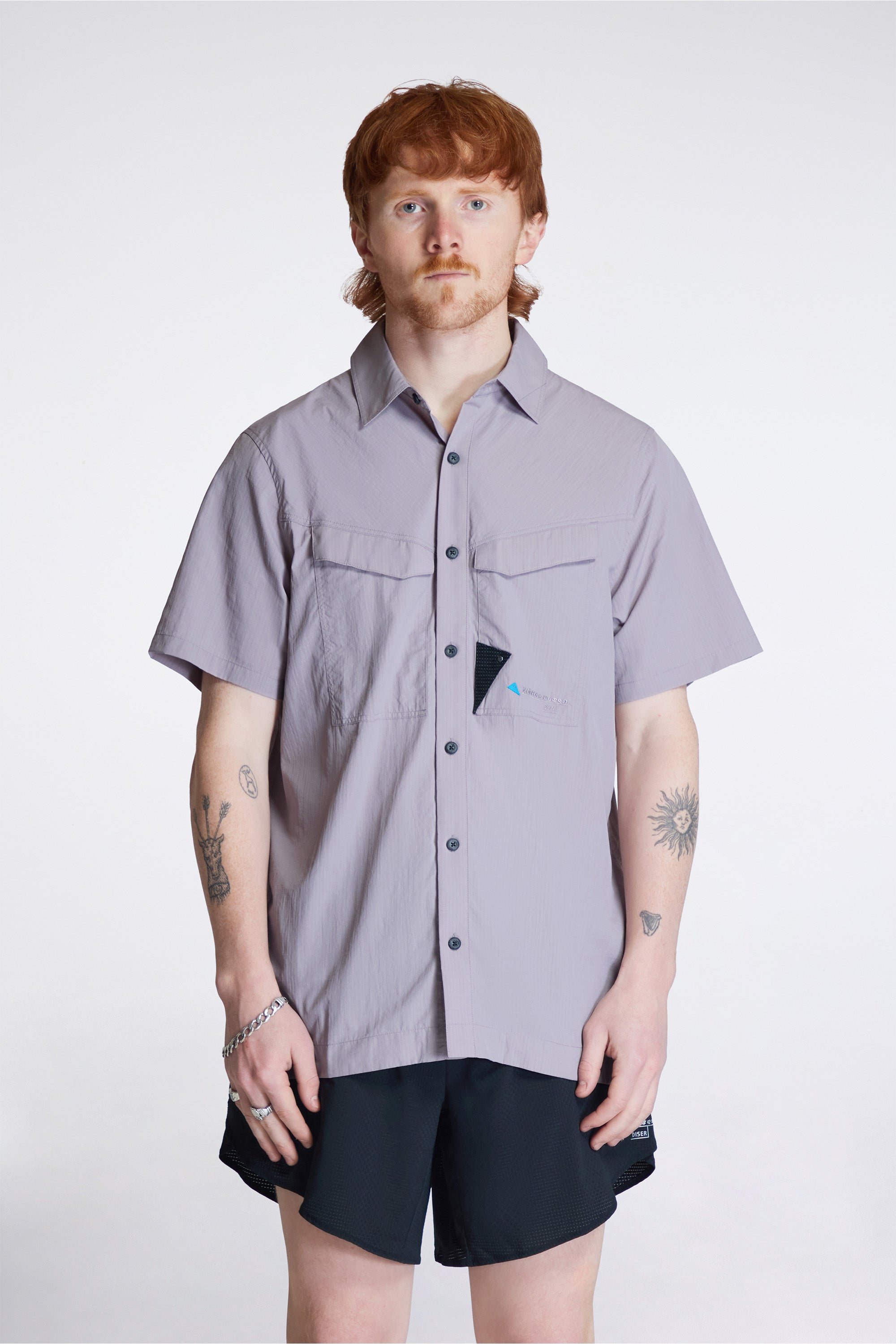 Syn SS Shirt M'S Purple Dove