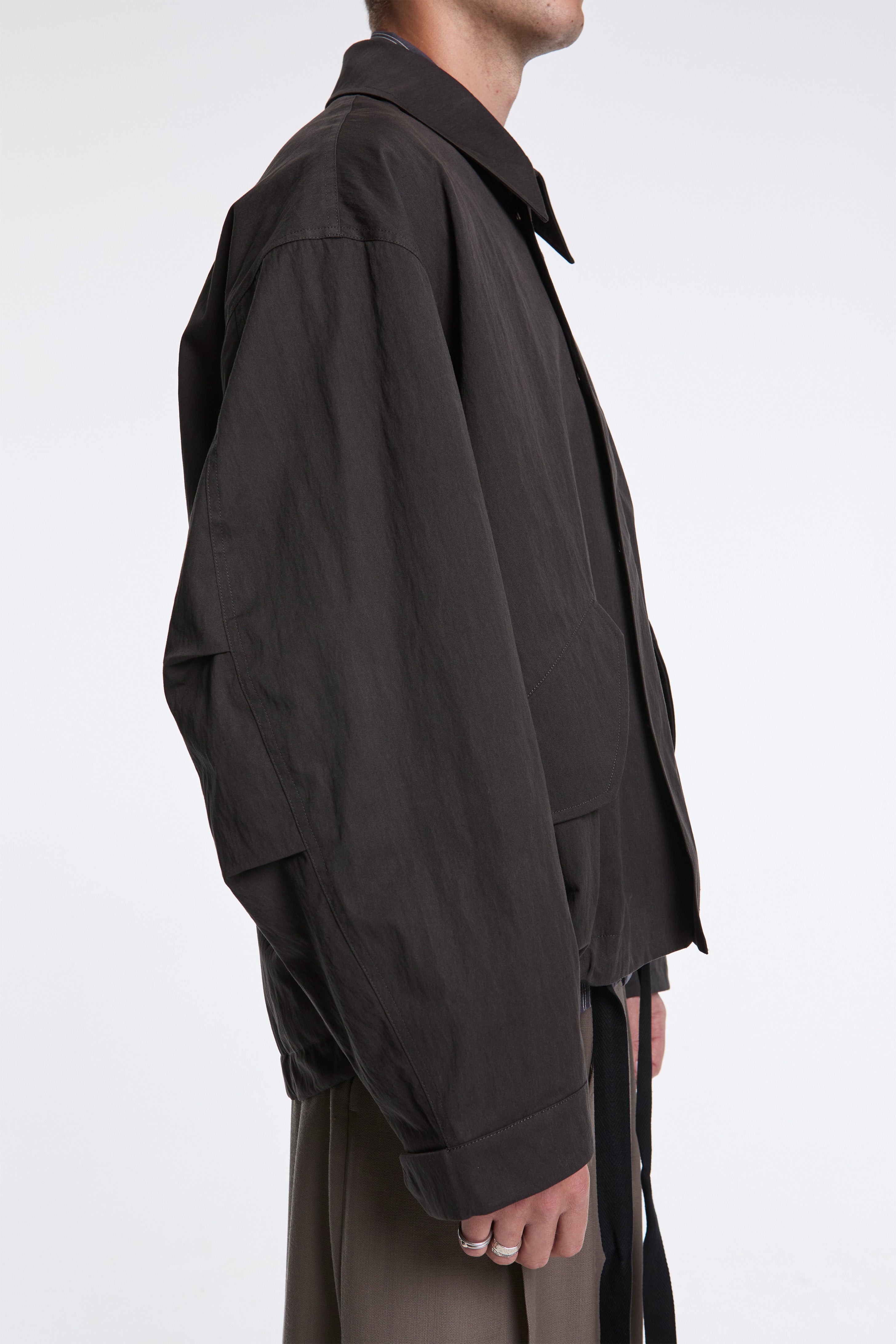 Comba Washed Weather Cloth Jacket Coal