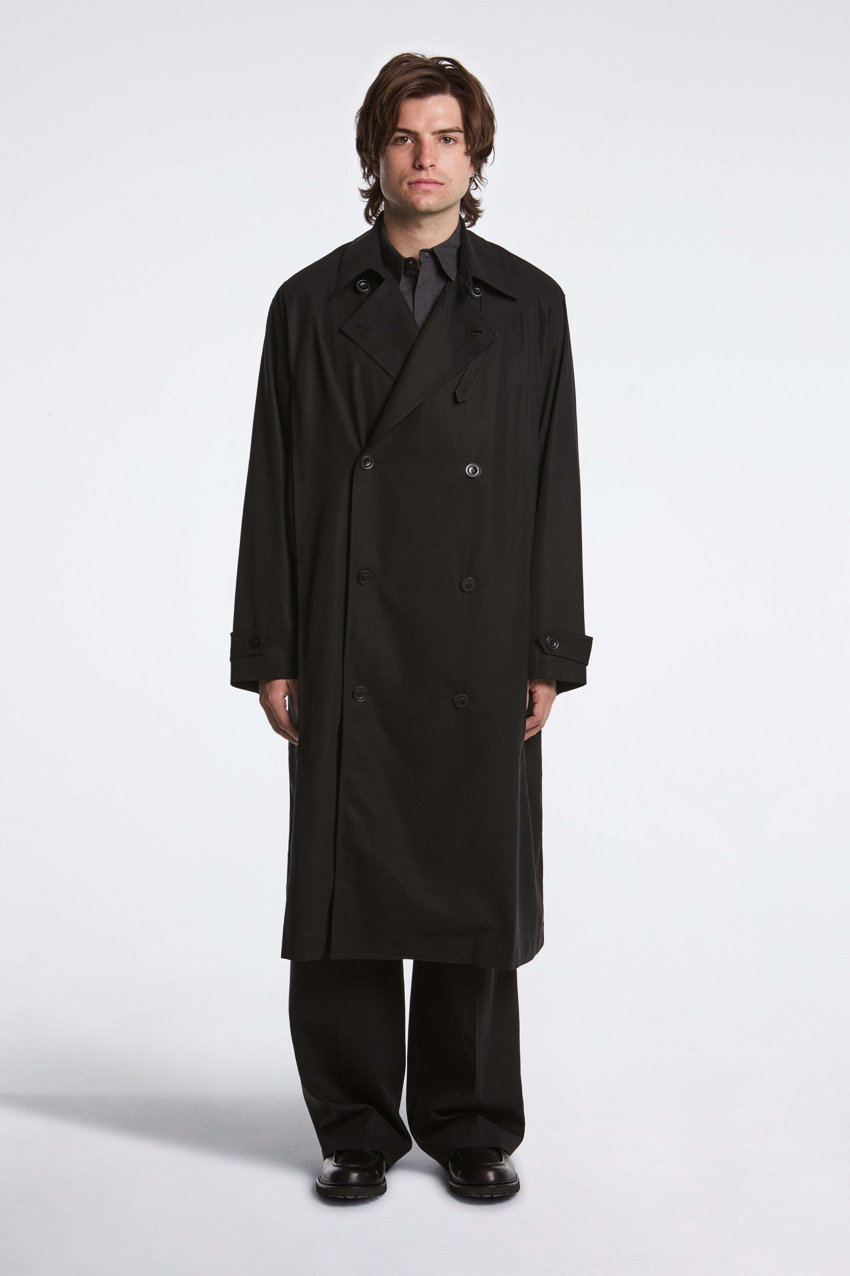 Cracklight Coat Black