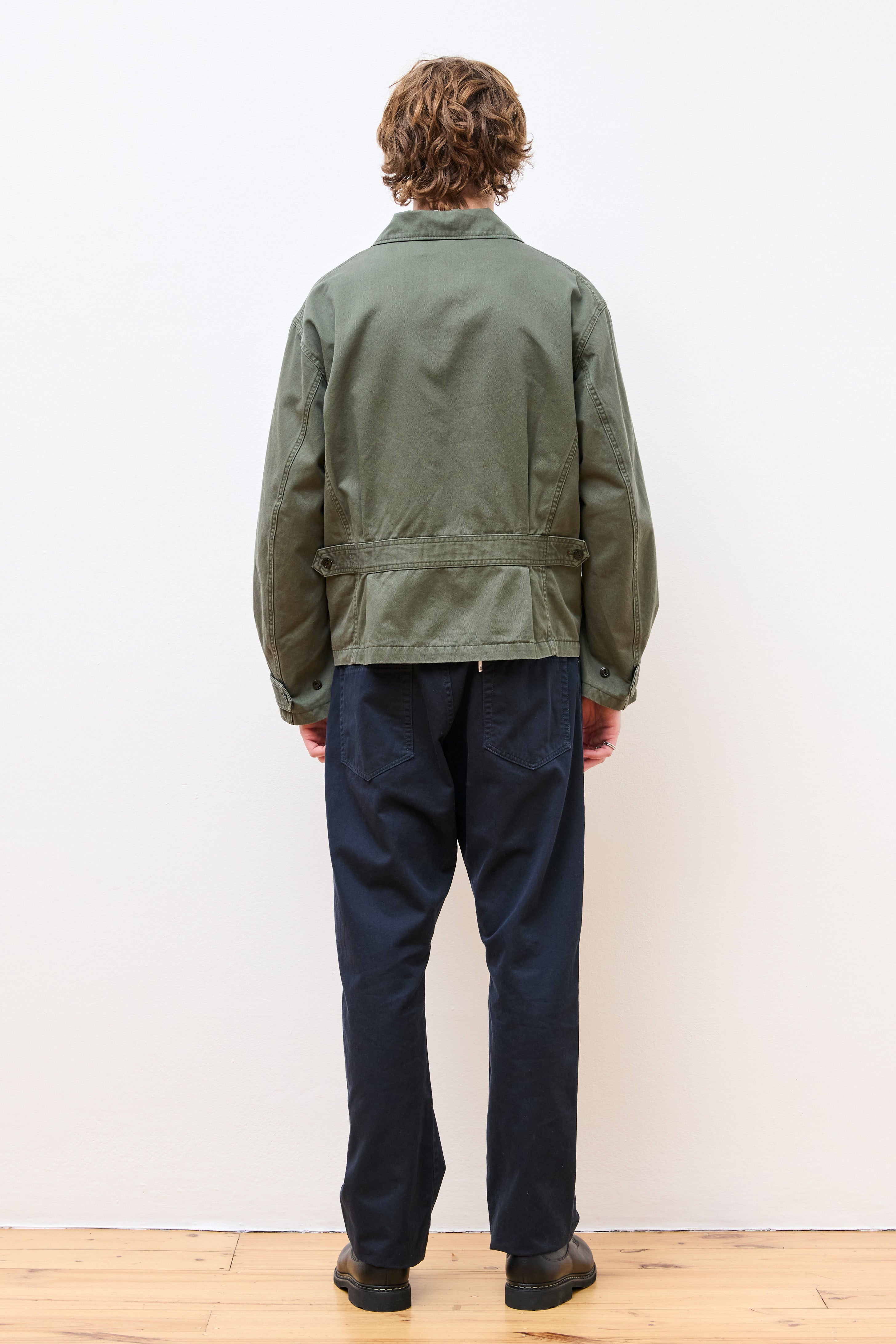 Soldier Short Jacket Cotton Twill Khaki