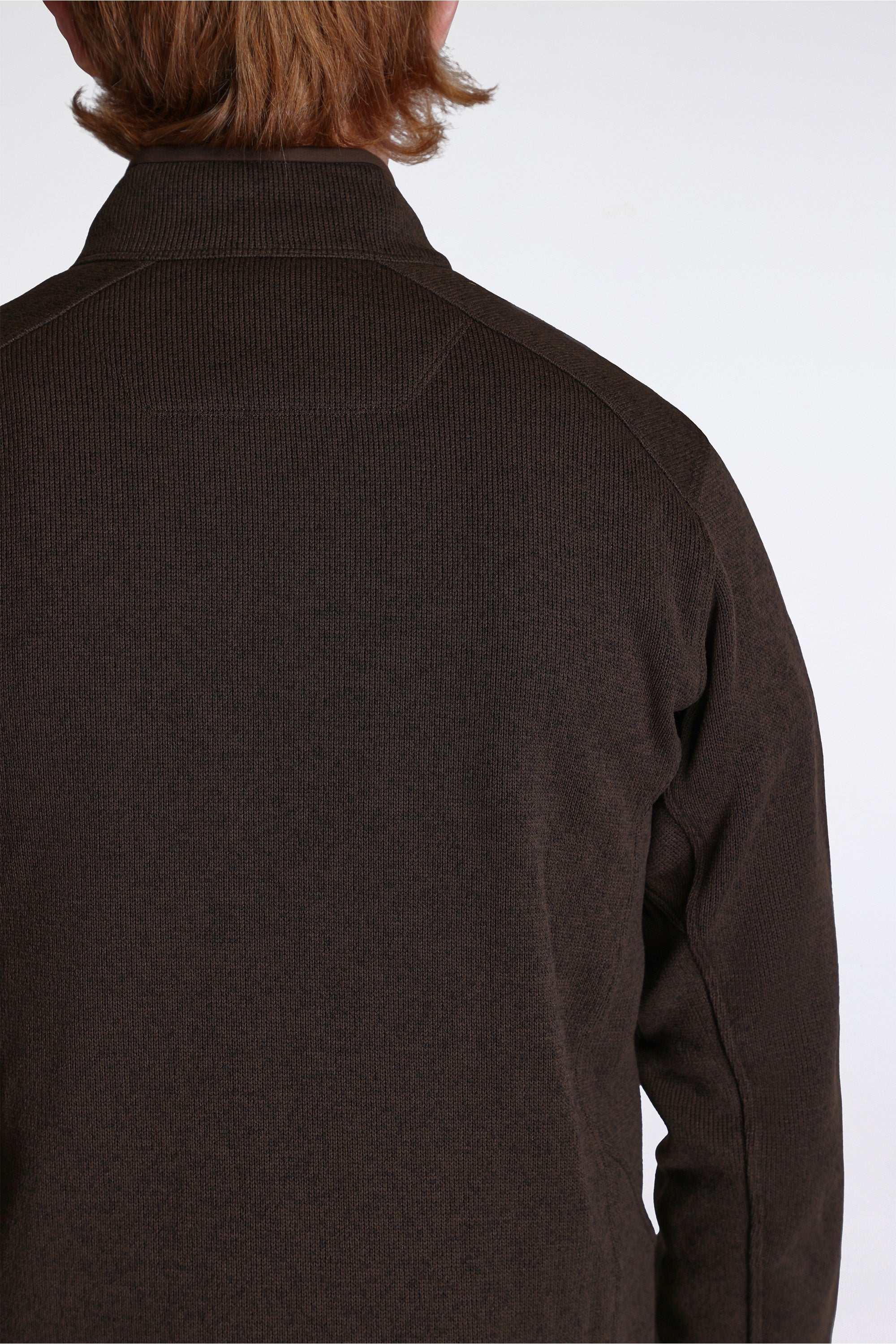Covert Cardigan M Carob Heather / Black