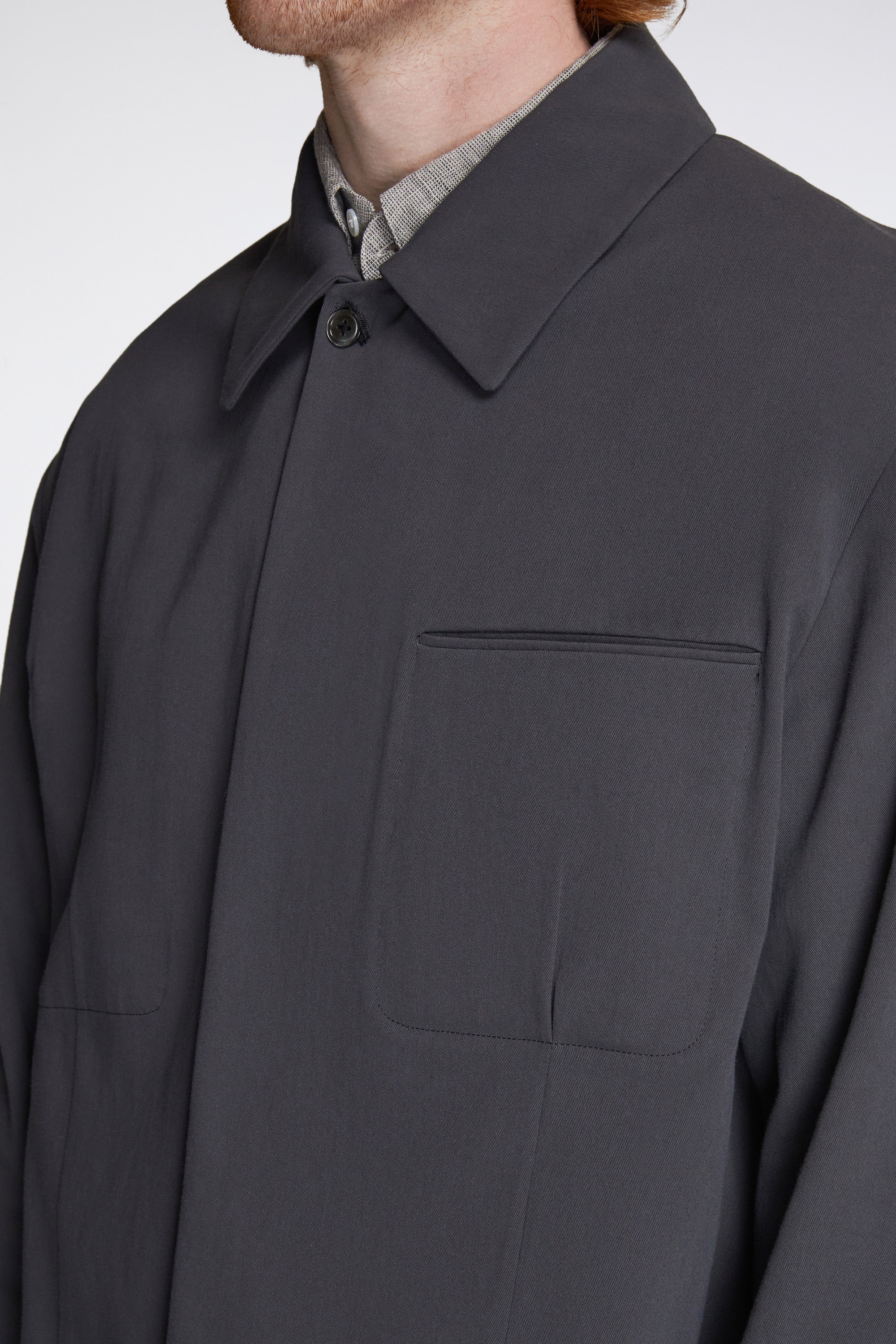 Lao Blouson Organic Charcoal