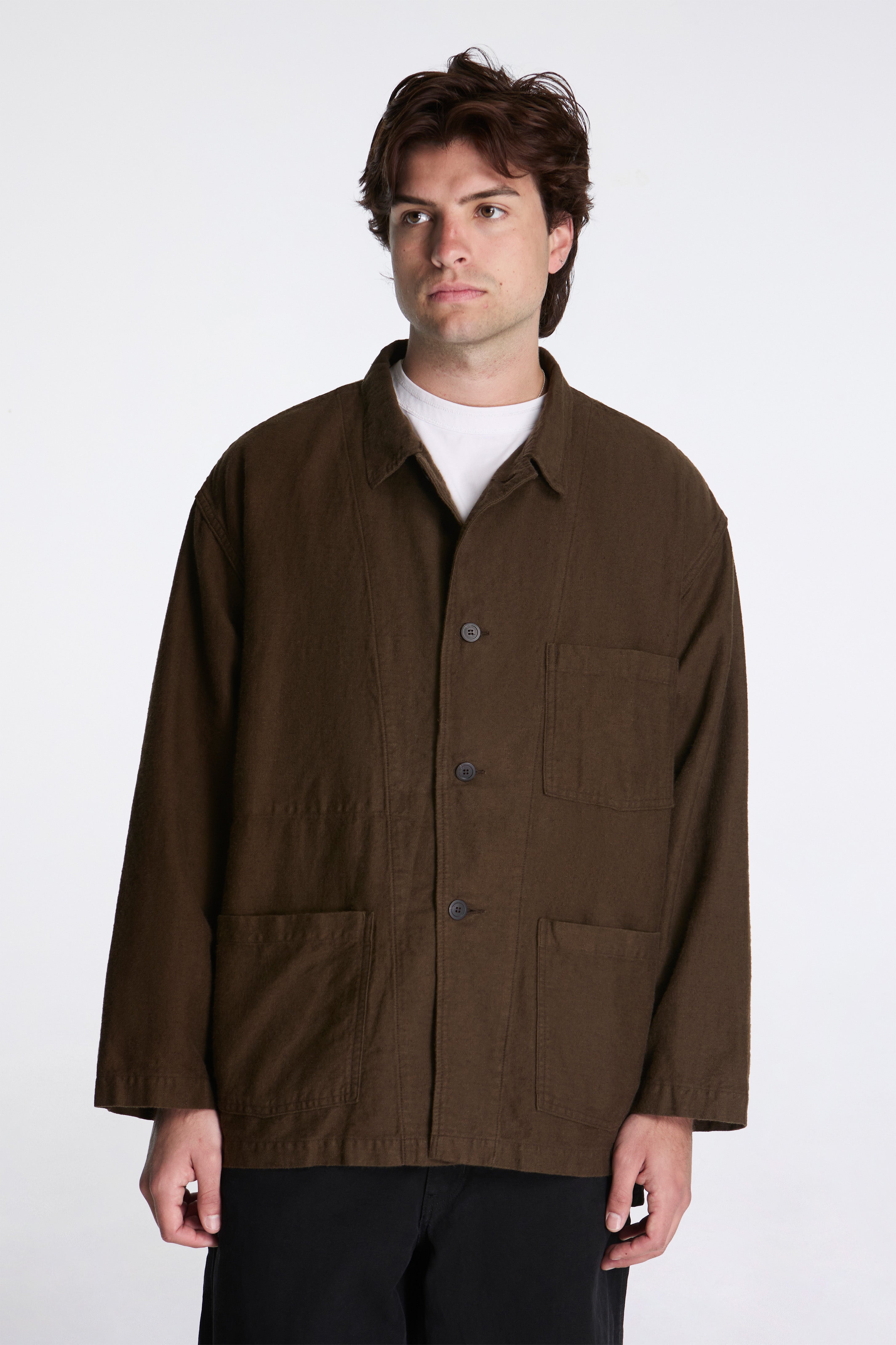 Relax Fit Simple Work Jacket