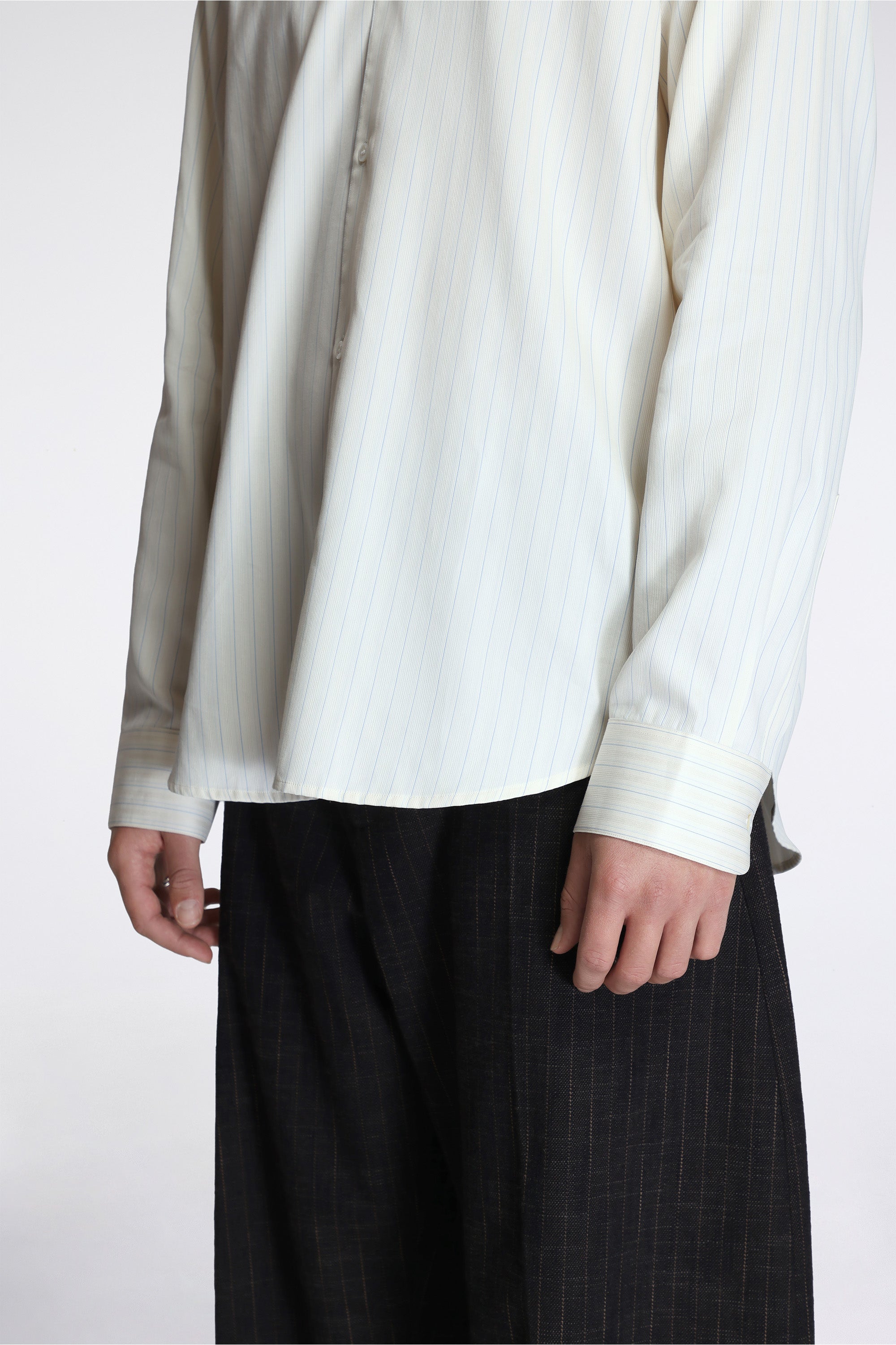 View Shirt Blue Pinstripe