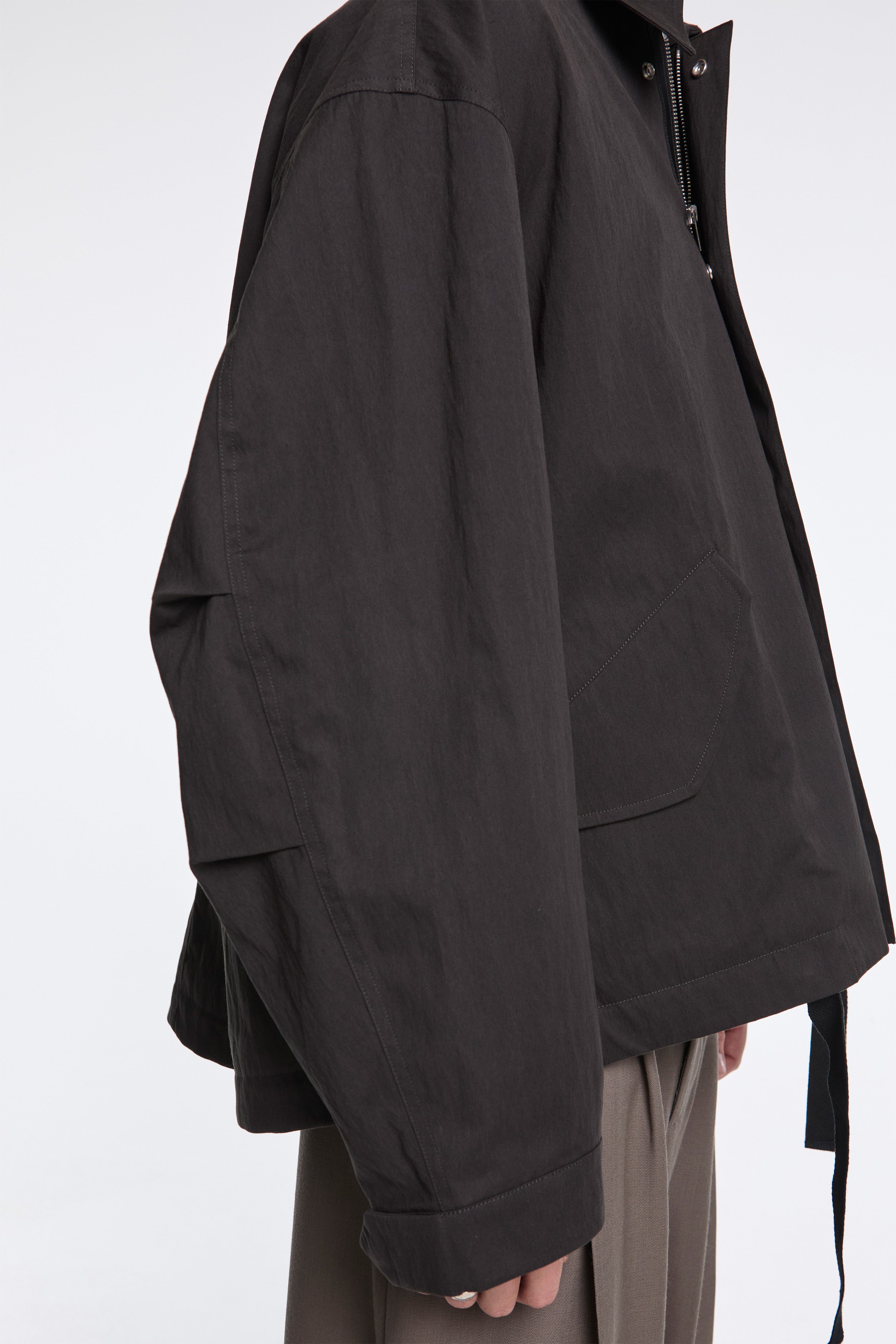 Comba Washed Weather Cloth Jacket Coal