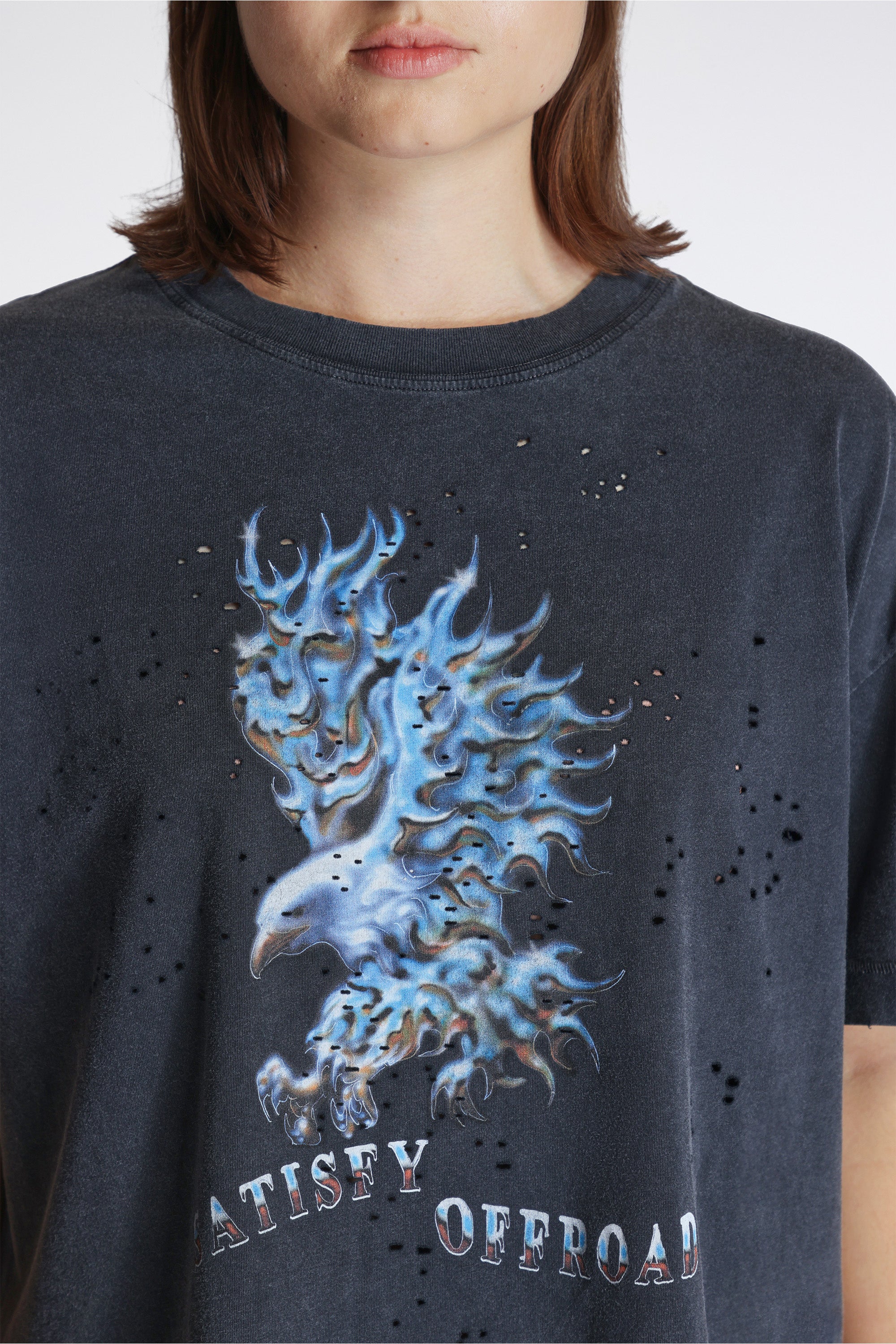 MothTech T-Shirt W Chrome Eagle