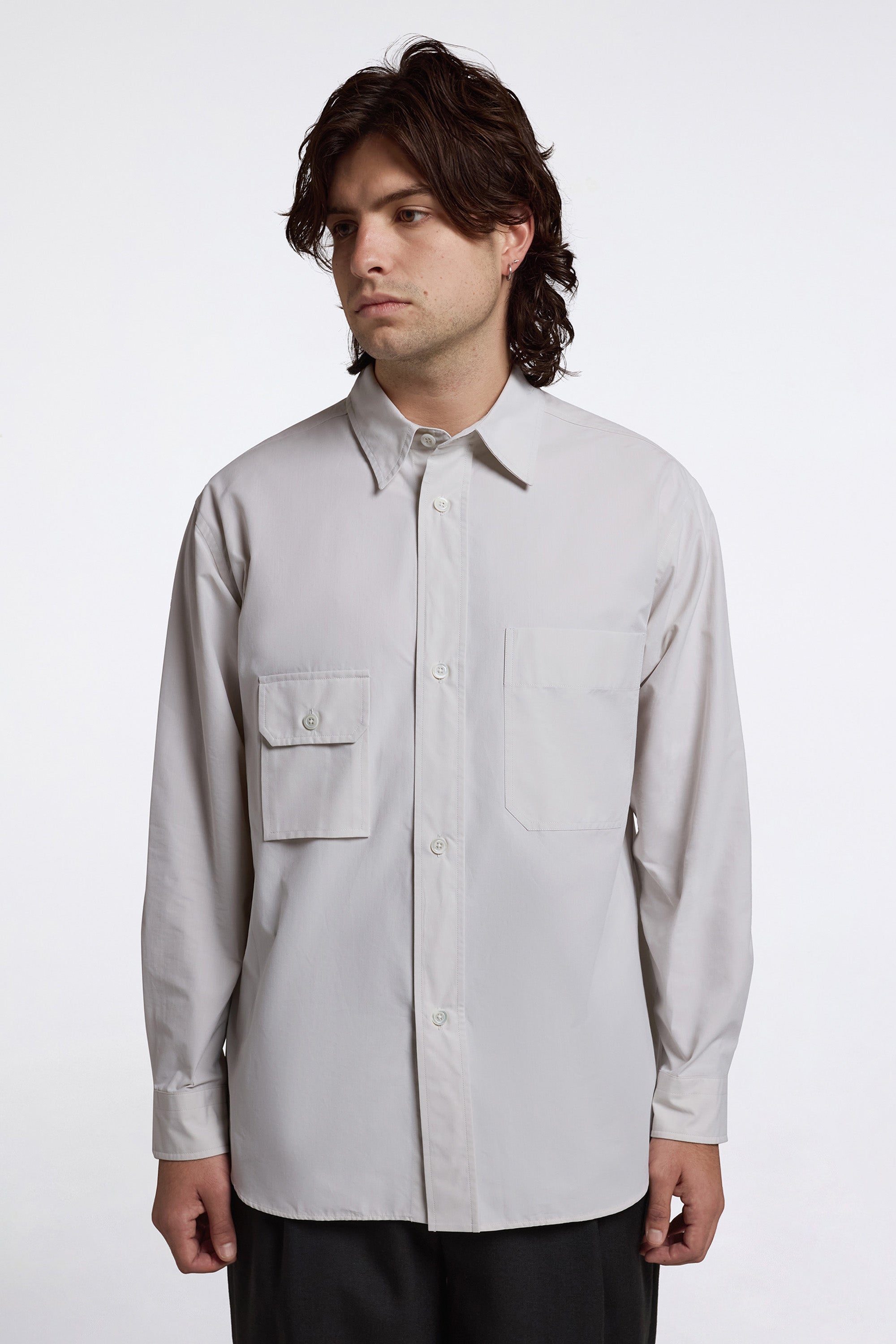 Odd Pocket Shirt Parchment