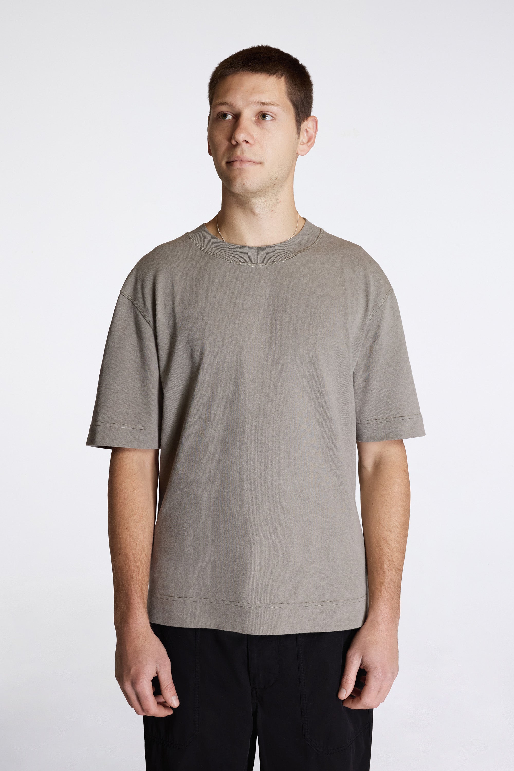 MHL Flatlock Crew Taupe