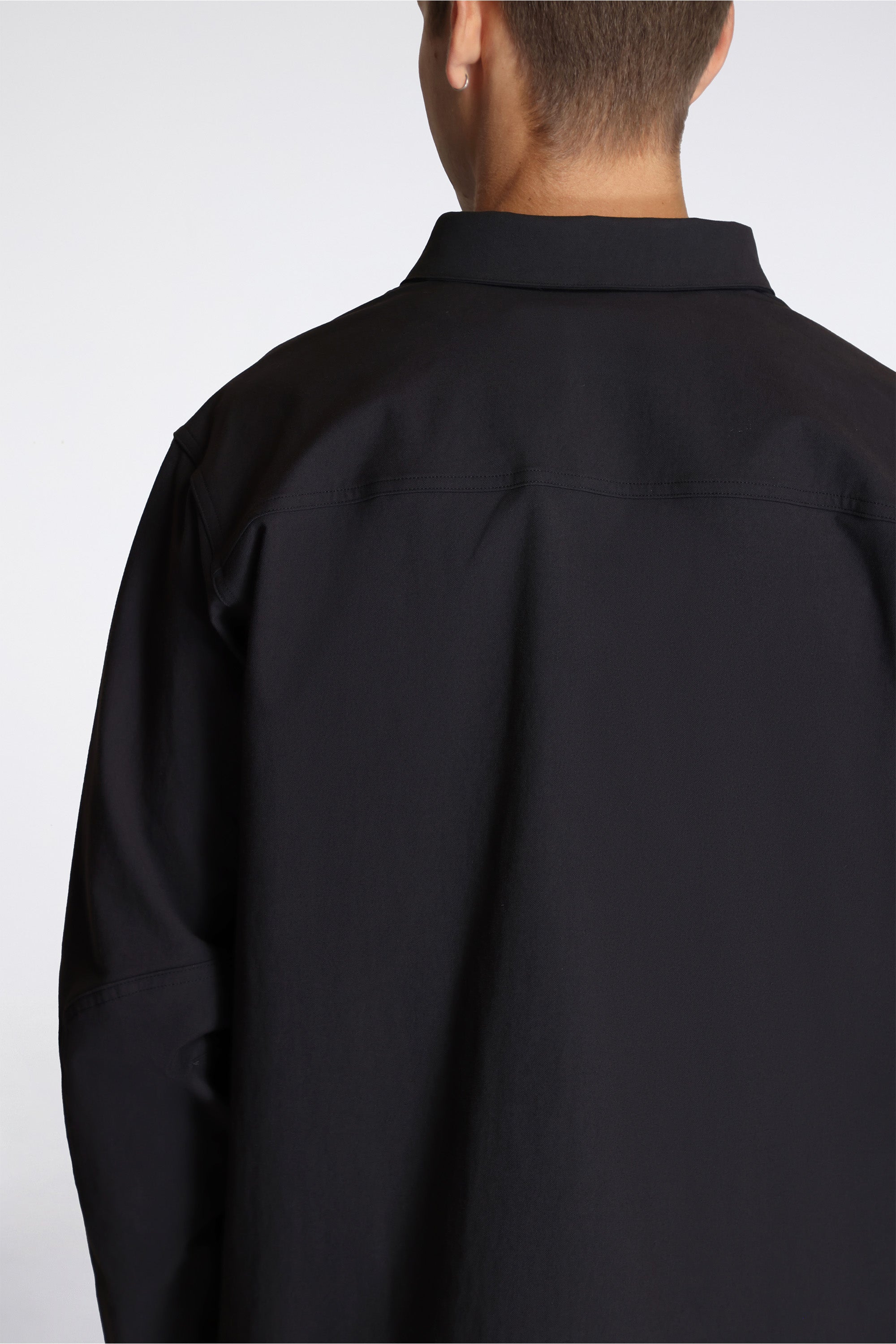 Cronin Cotton Overshirt M Black