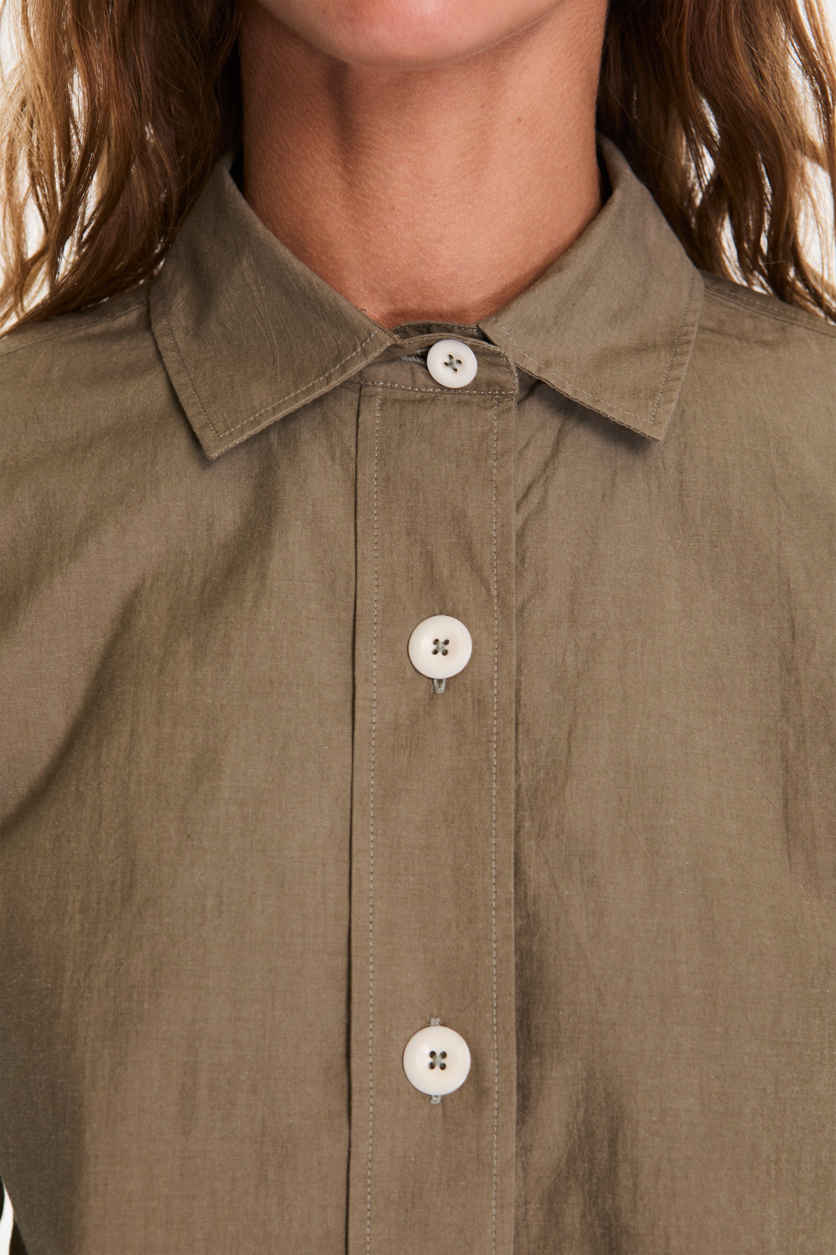 MHL Simple Shirt Khaki Green (W)