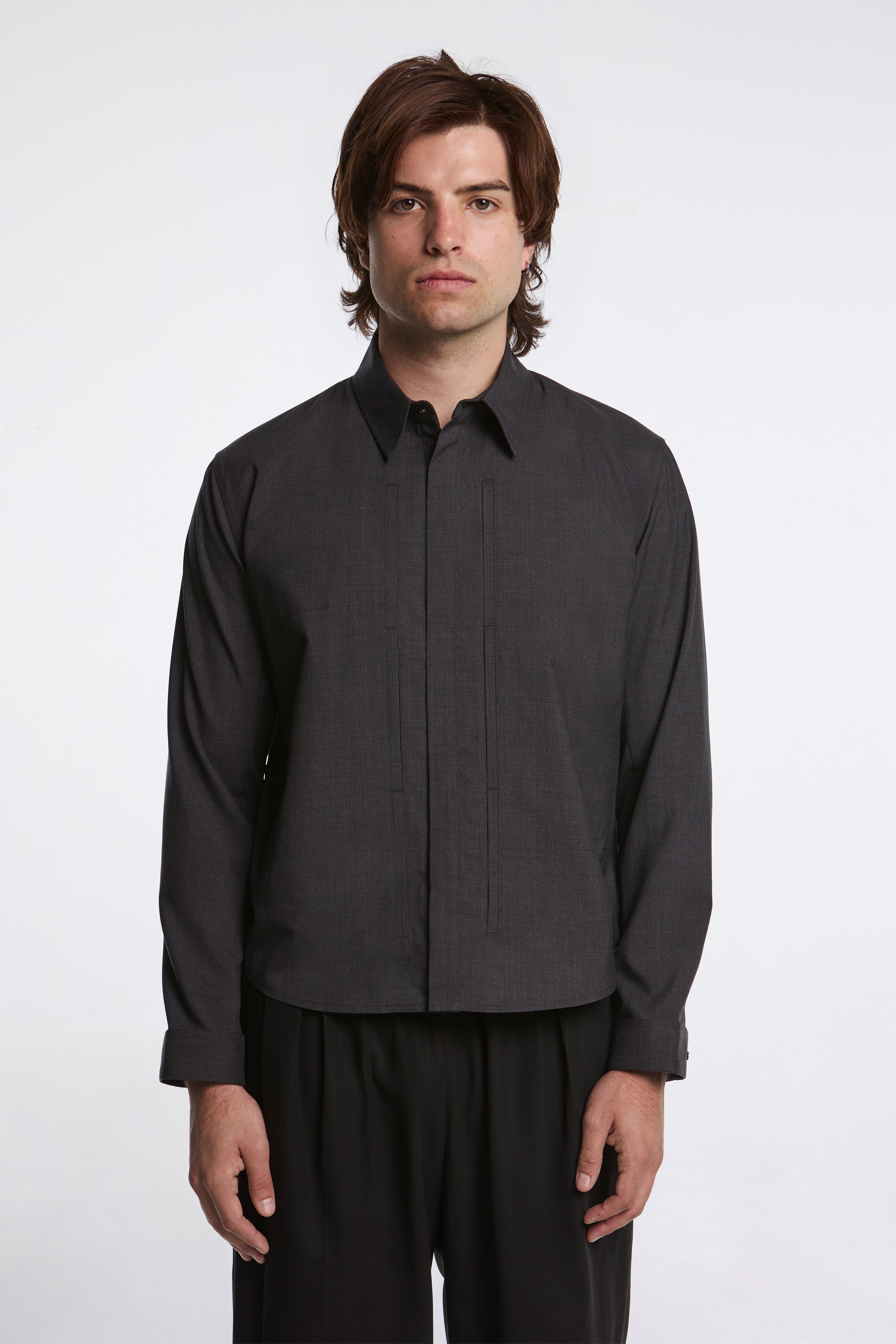 Cracklight Shirt Dark Grey Check