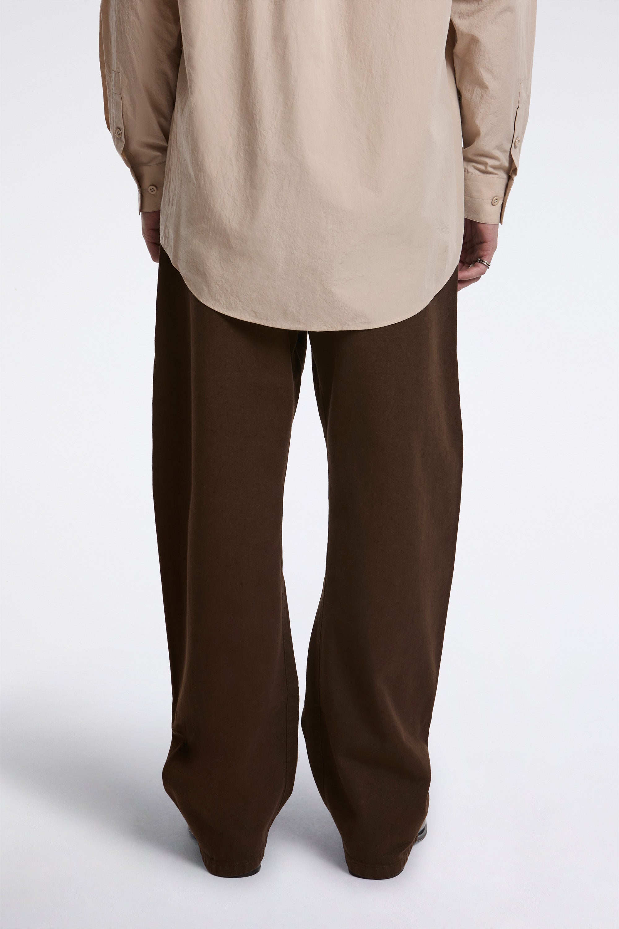 Twisted Belted Pants Cacao