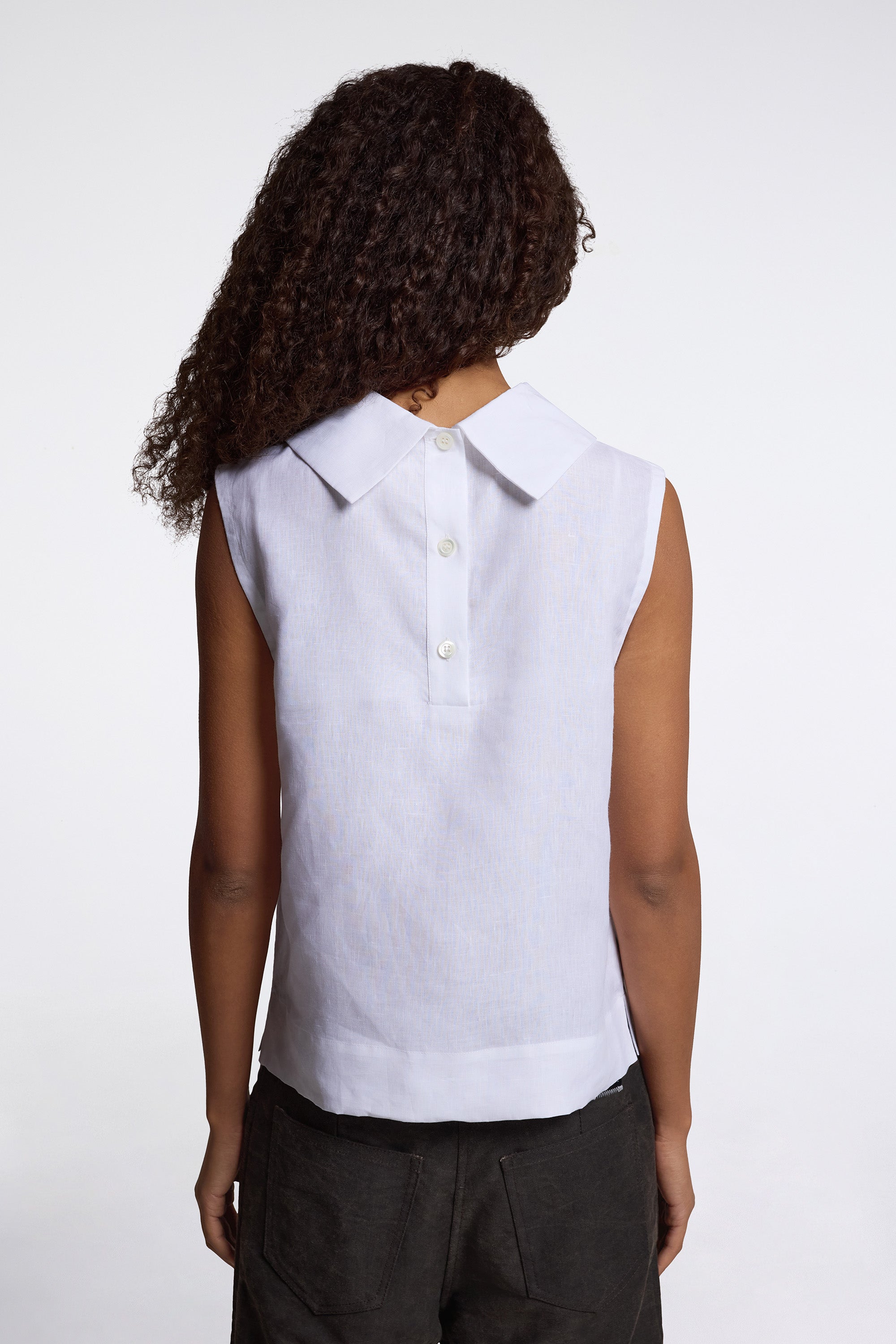 Sleeveless Top White