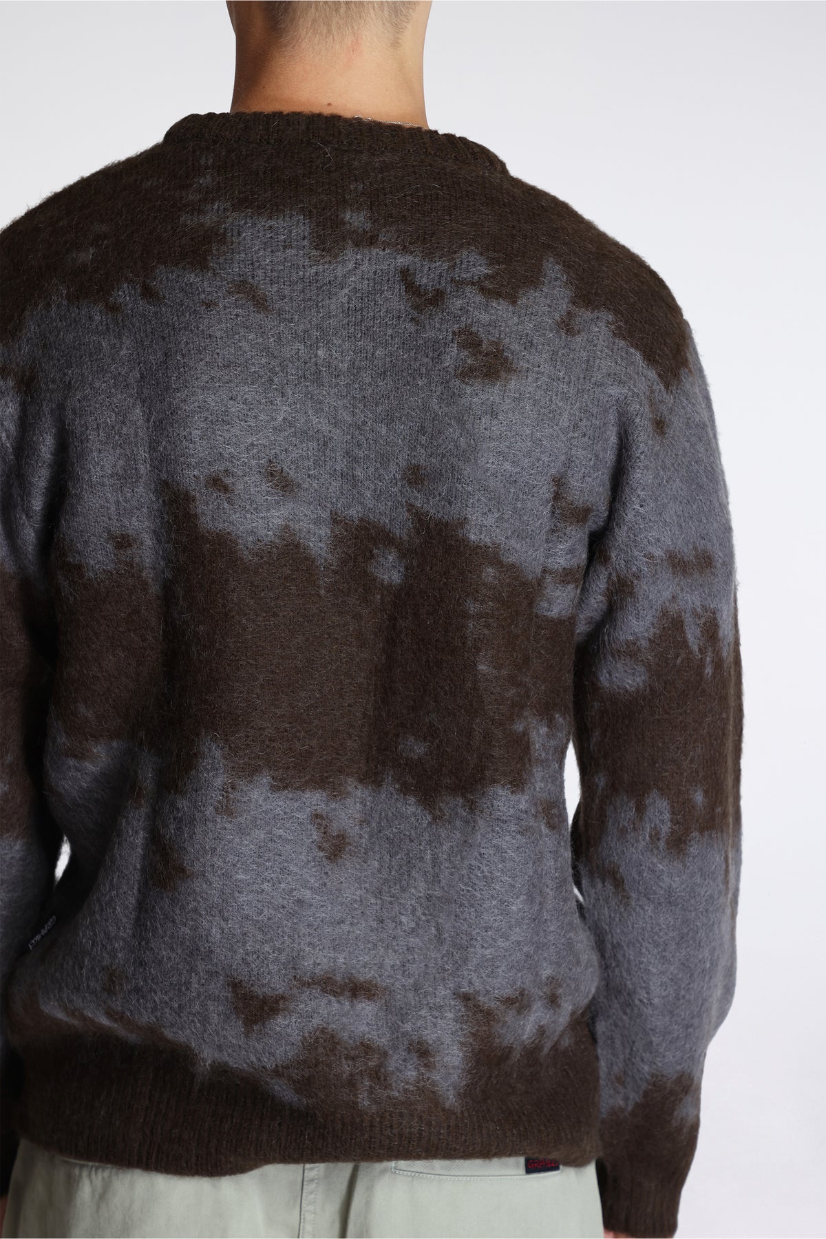 Mohair Splatter Sweater Slate Splatter