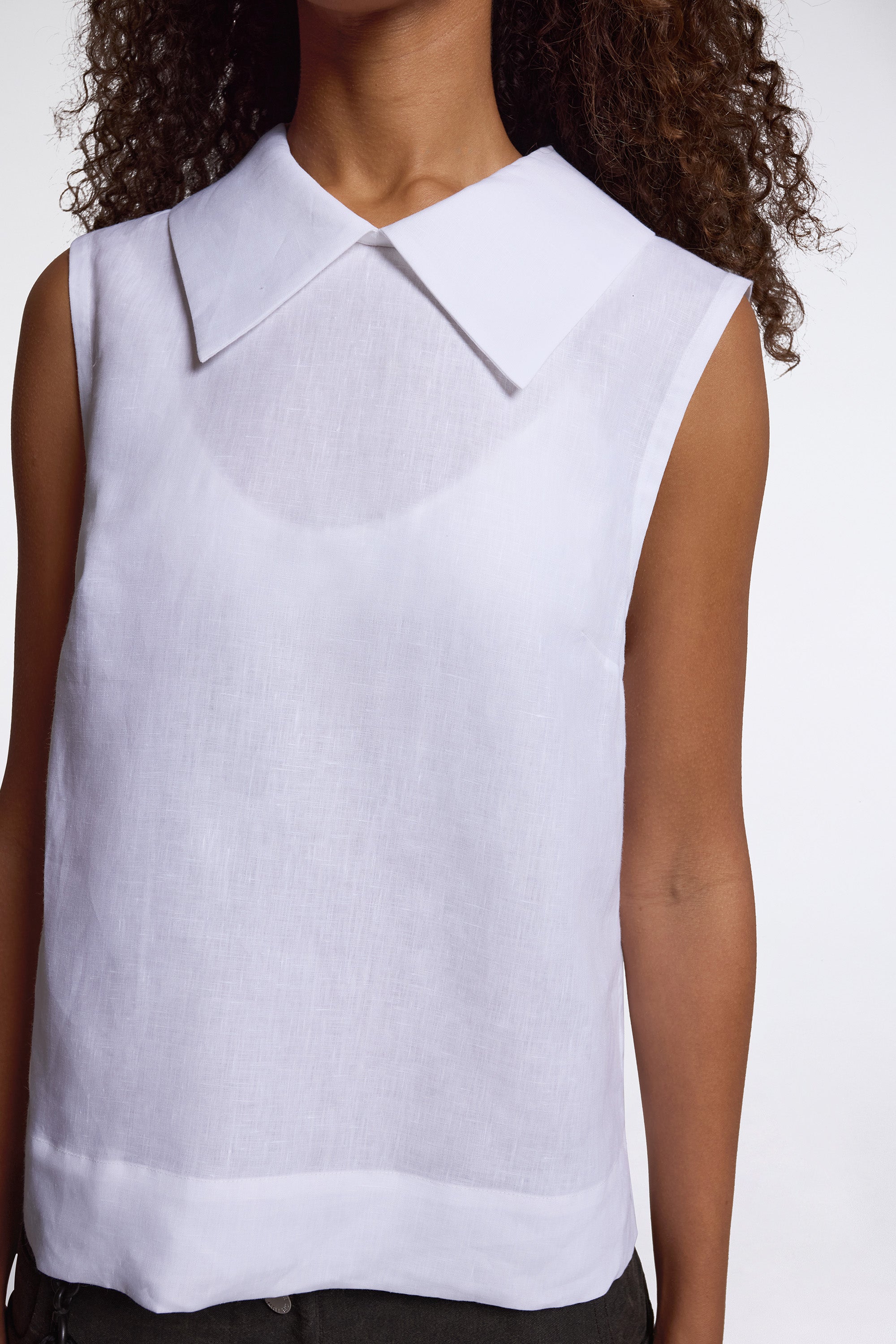 Sleeveless Top White