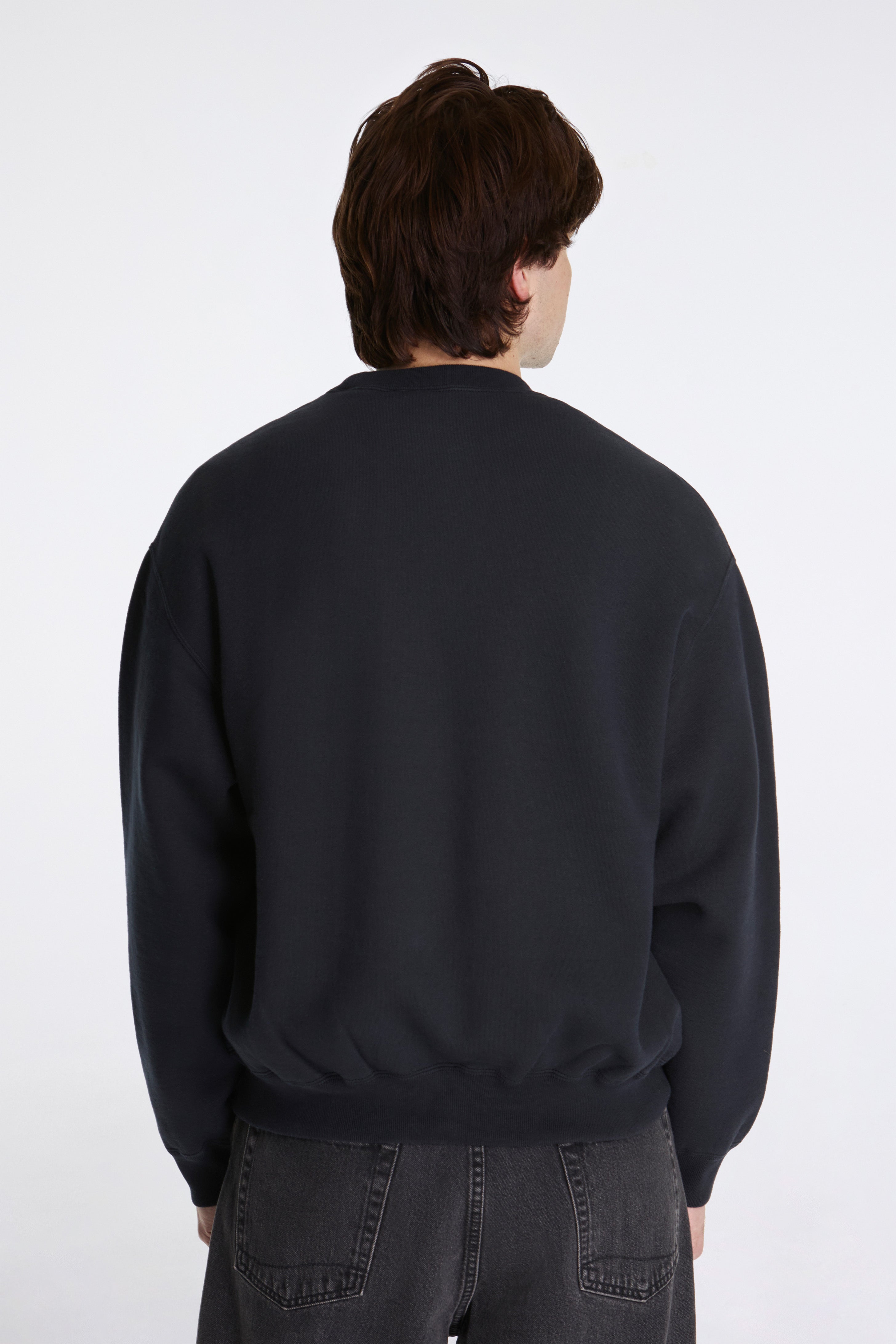 Relax Fit Densely Knit Sweat Shirt