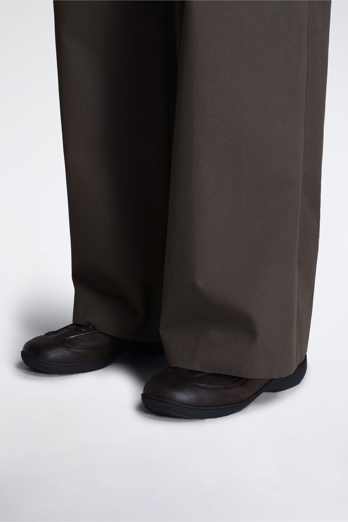 Dieze Wide Trousers Khaki