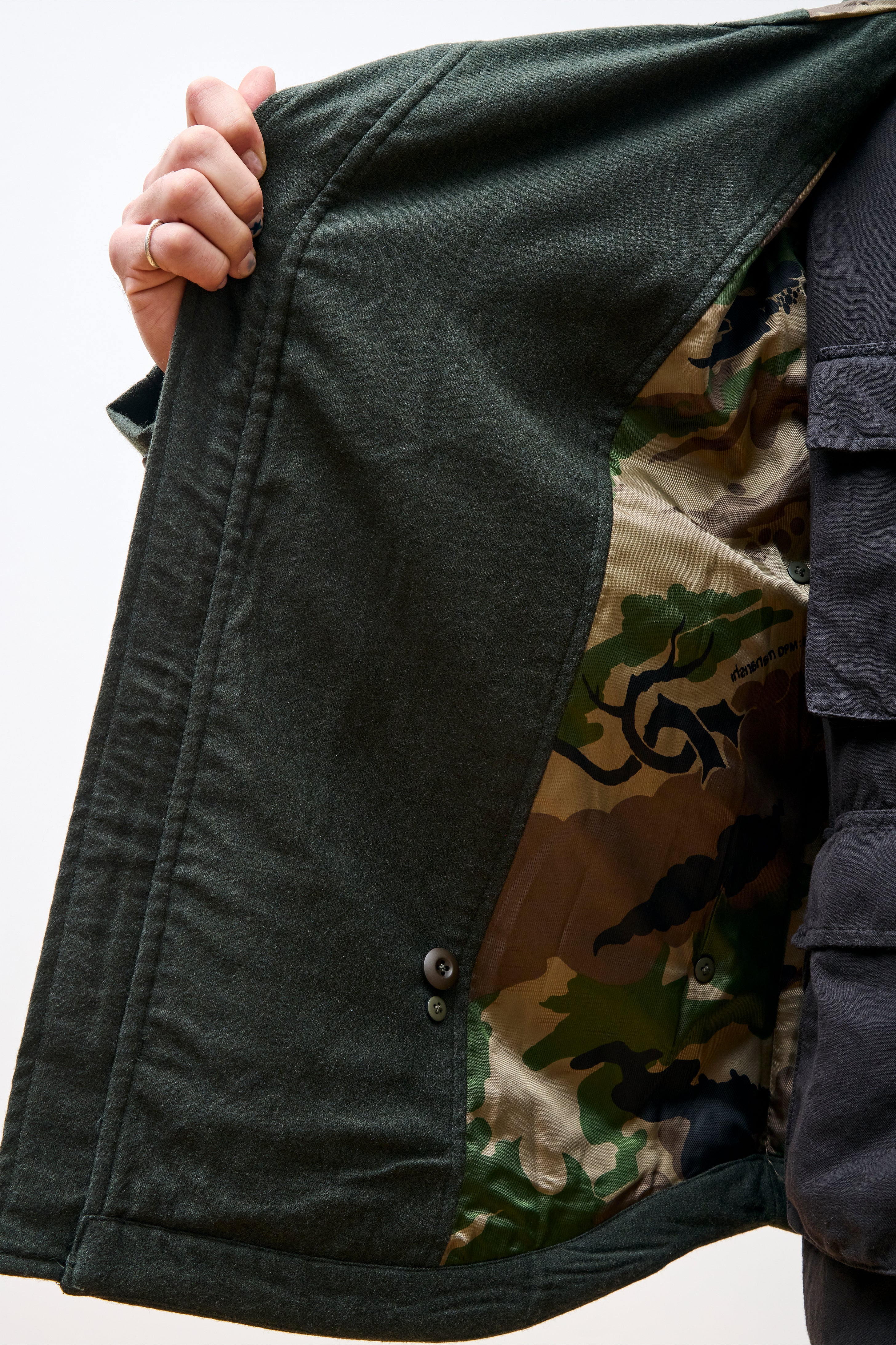 Tibetan Monk Jacket Dark Olive