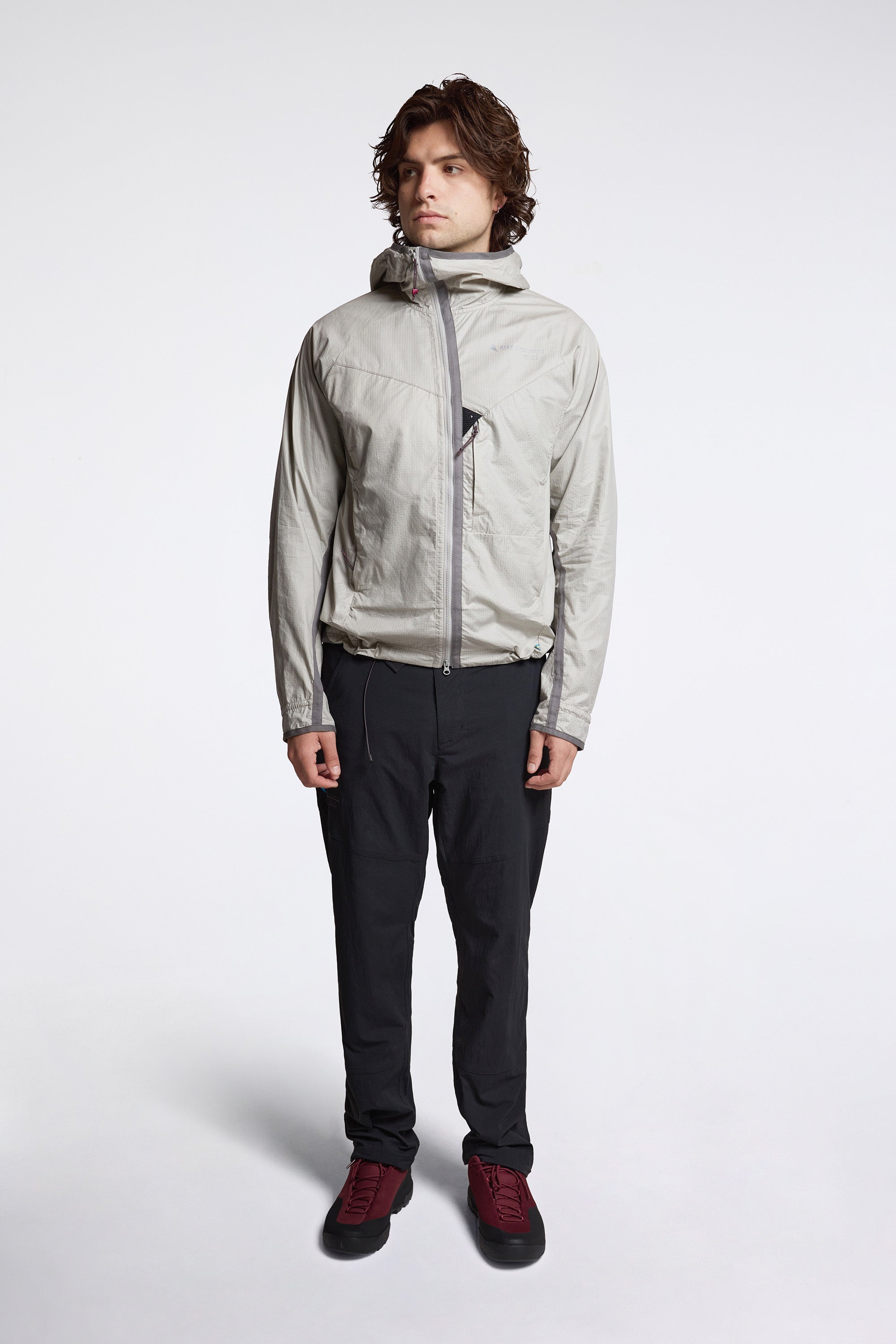 Ansur Hooded Wind Jacket M'S Dove Raven