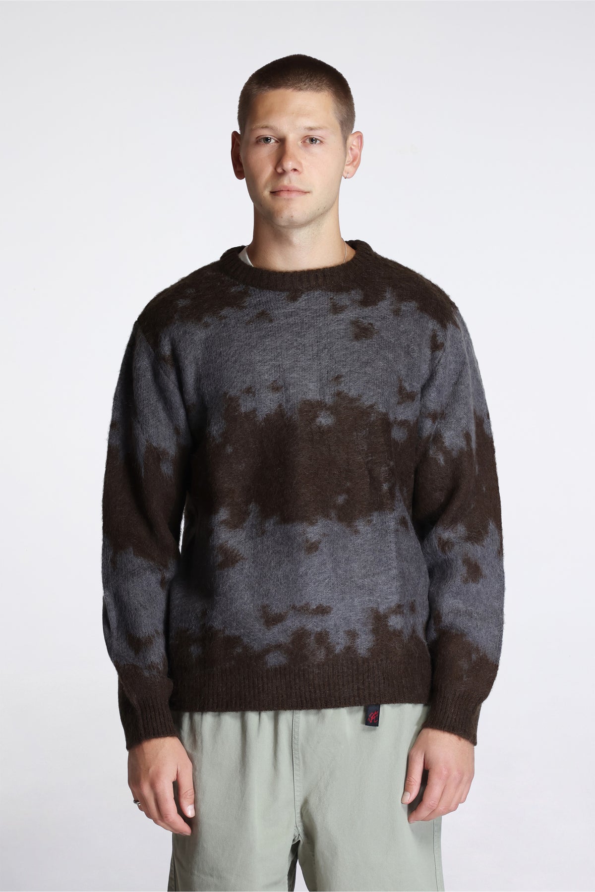 Mohair Splatter Sweater Slate Splatter