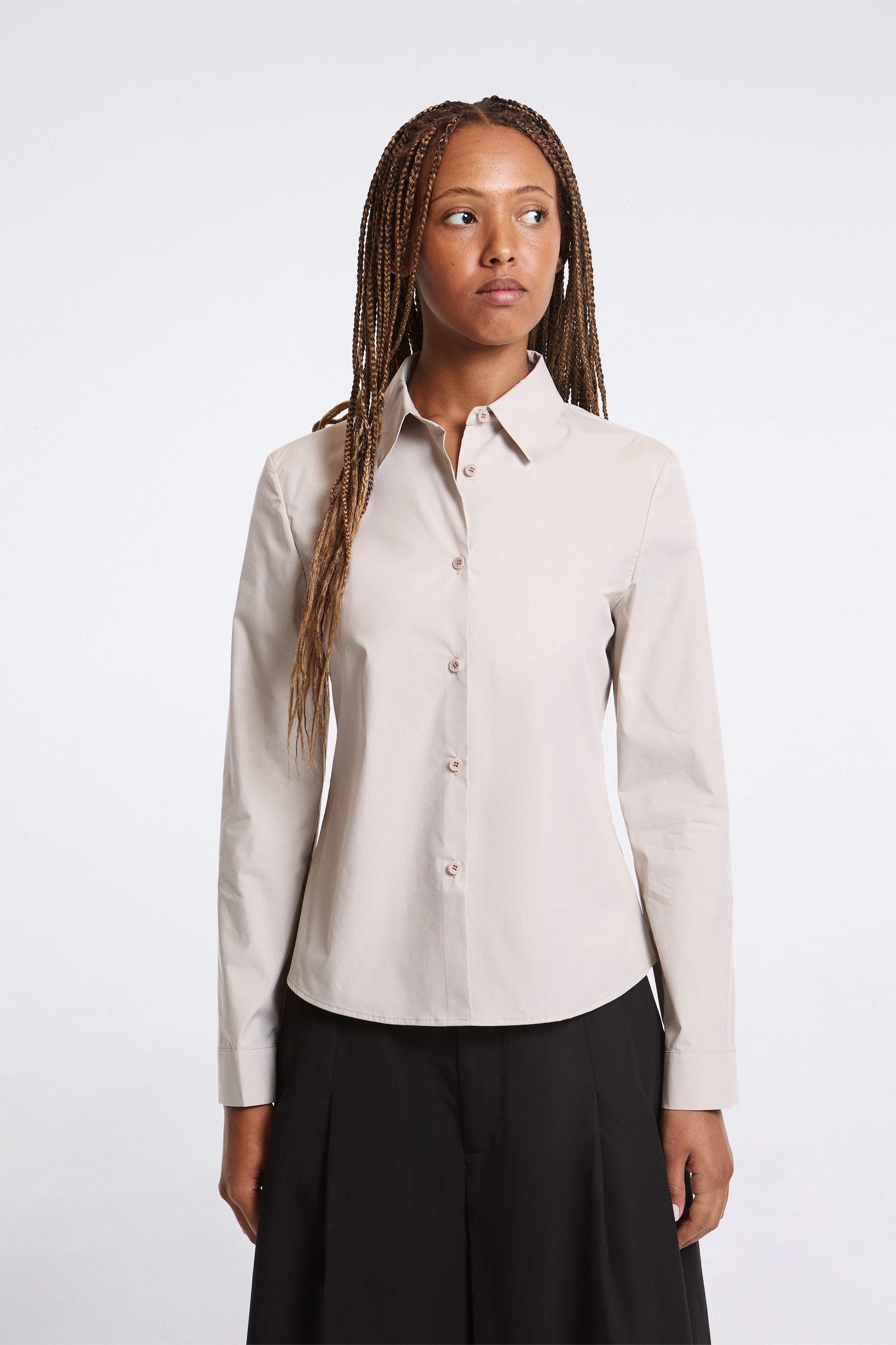 Slim Shirt Beige