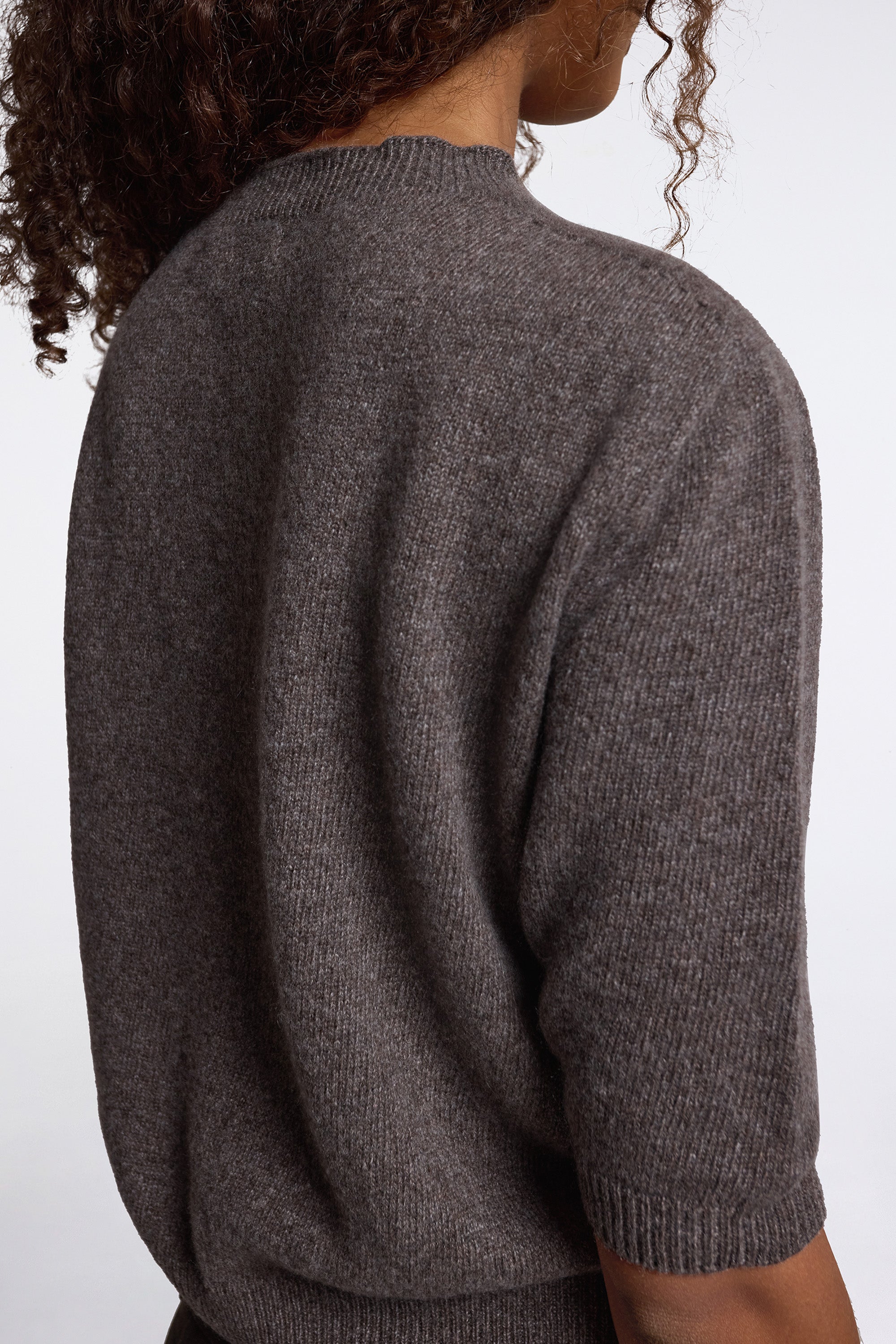 Short Sleeve Cardigan Elk
