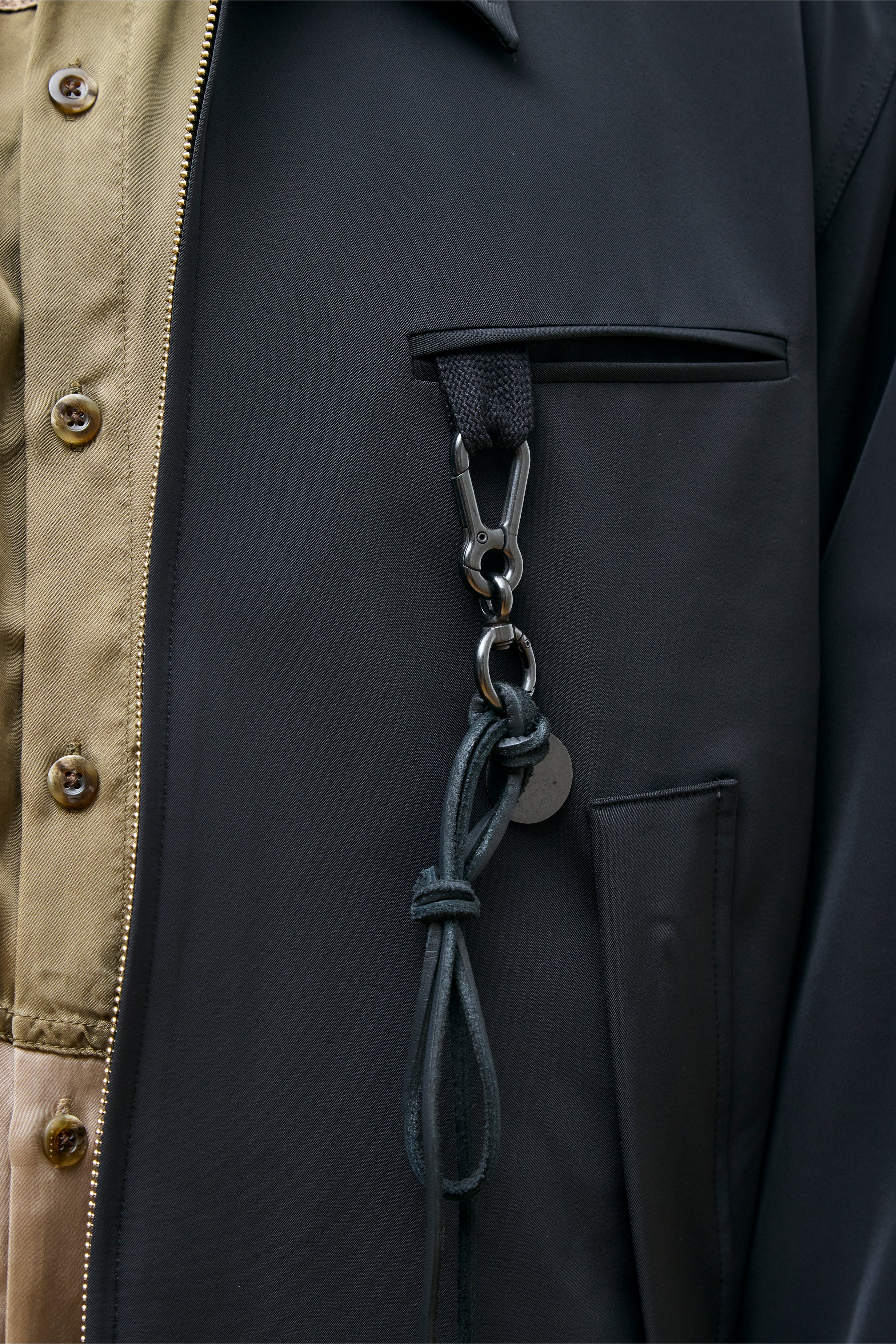 Coach Jacket Poly Tech Black