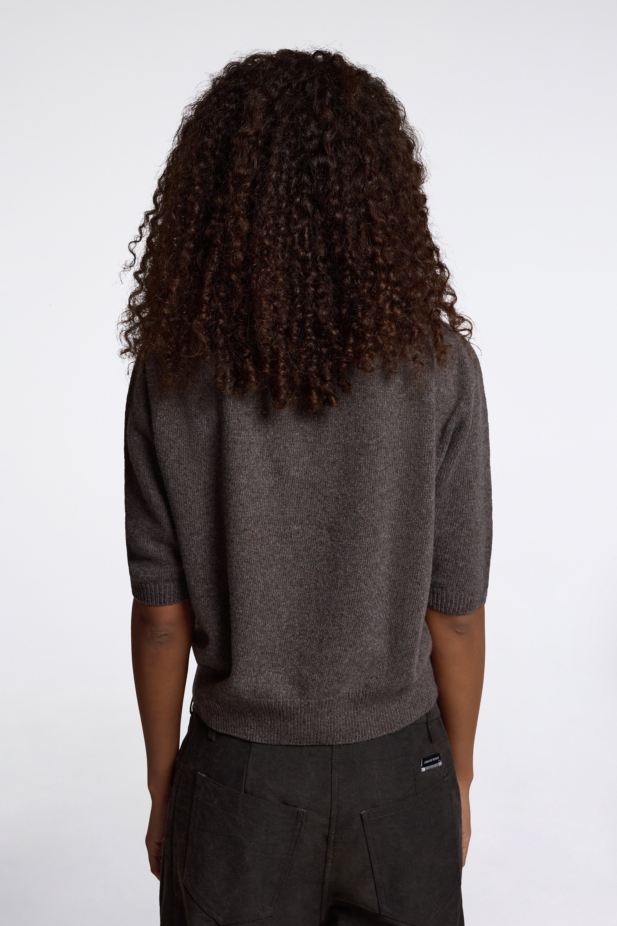 Short Sleeve Cardigan Elk
