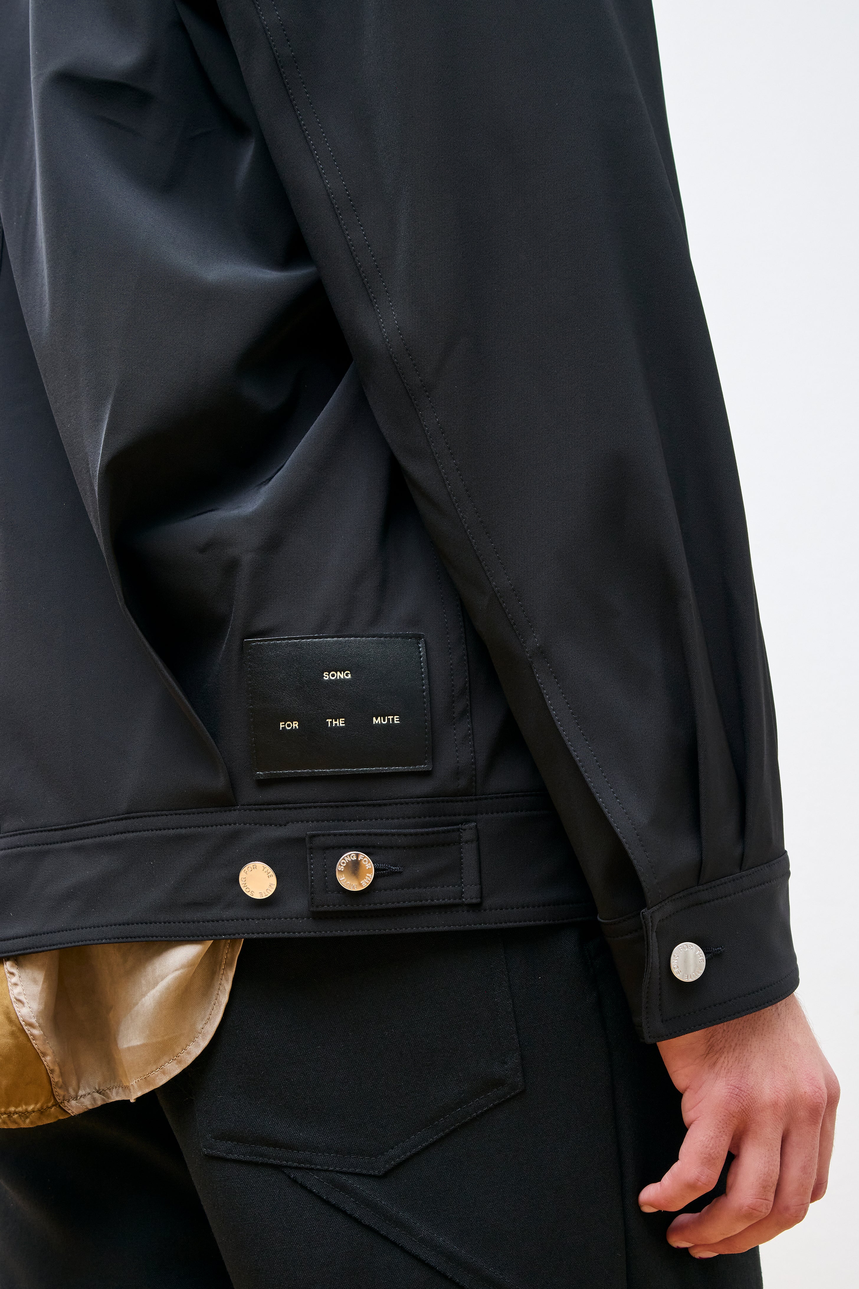 Coach Jacket Poly Tech Black