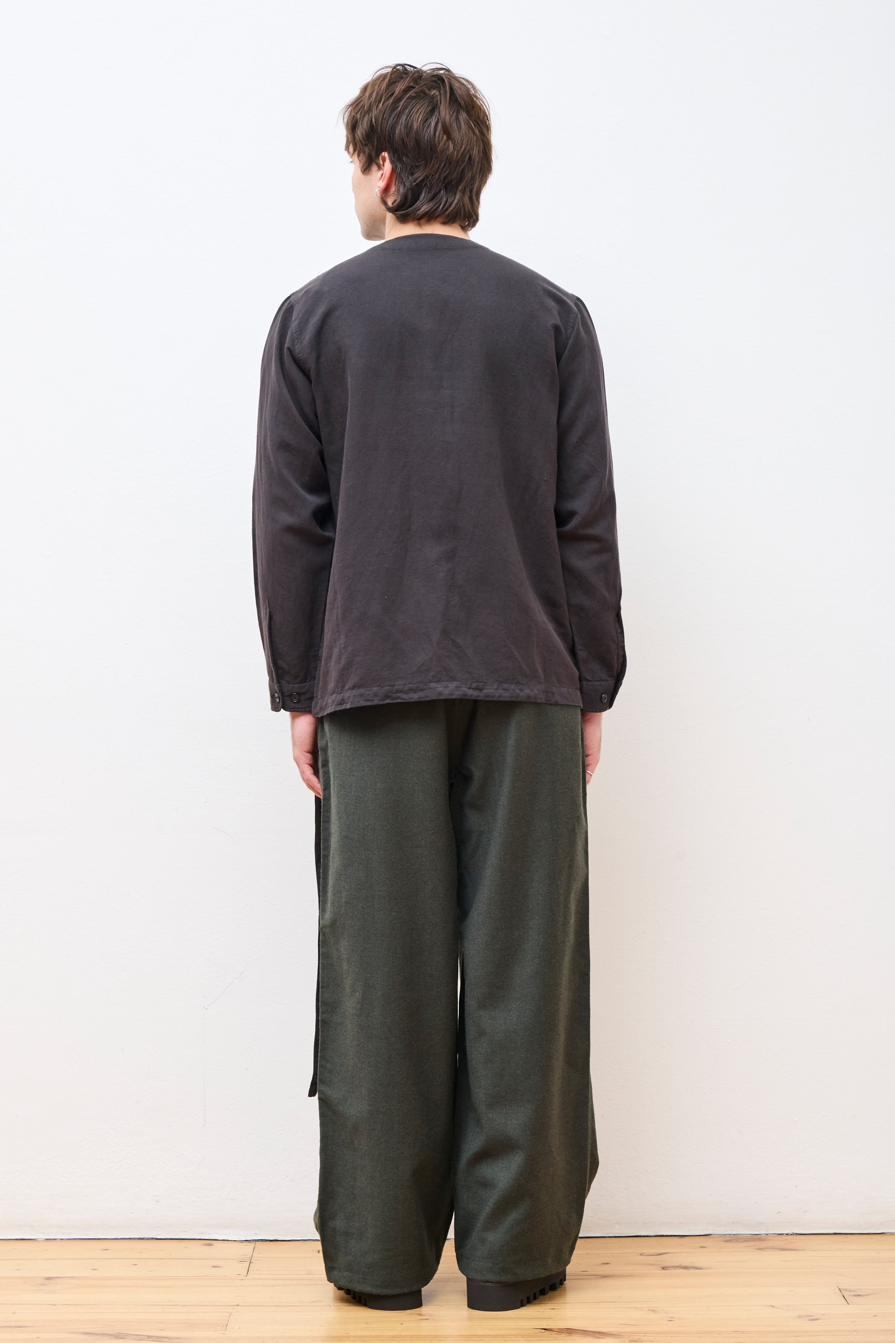 Hemp BDU Cargo Overshirt Black
