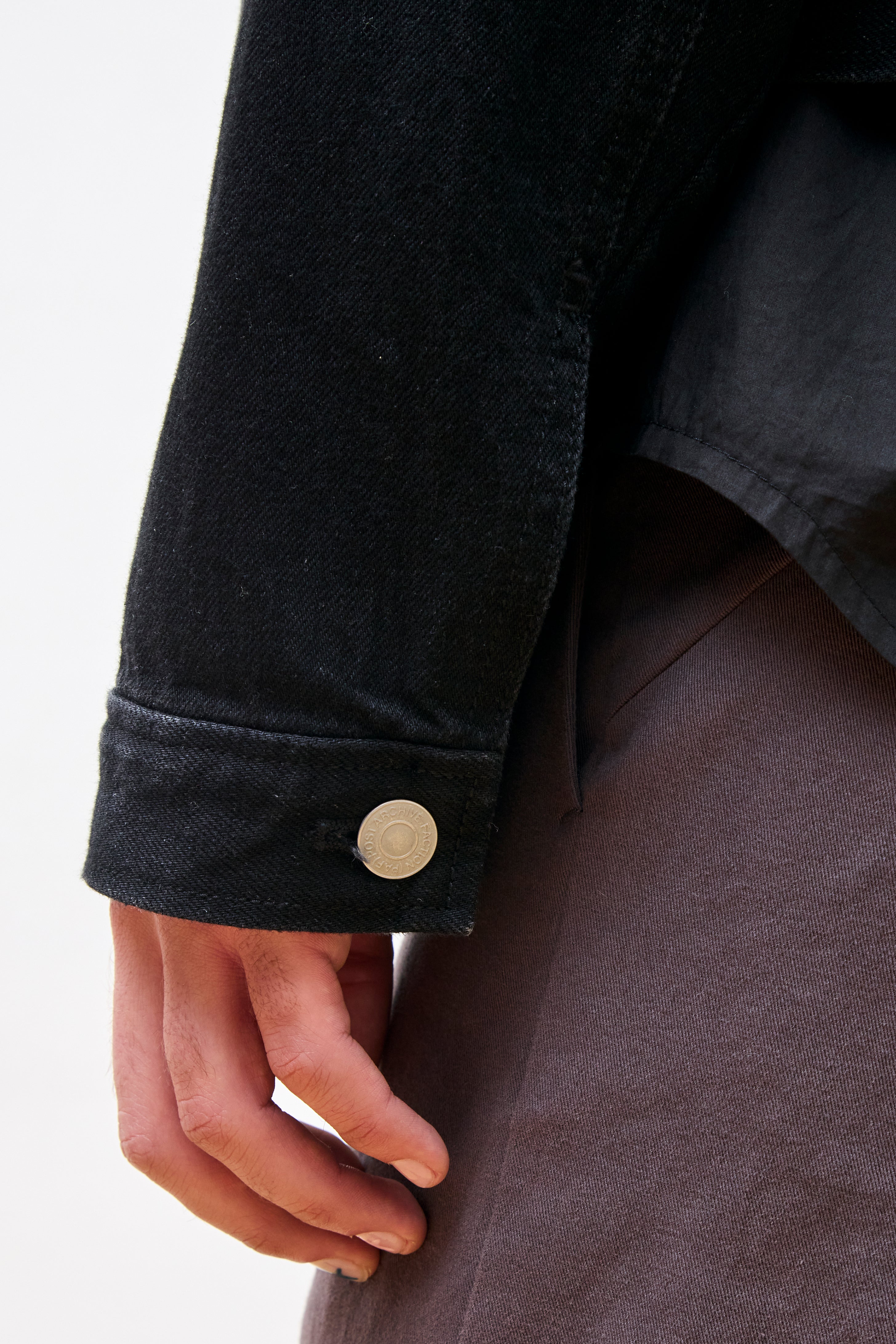 8.0 Denim Jacket Right Black