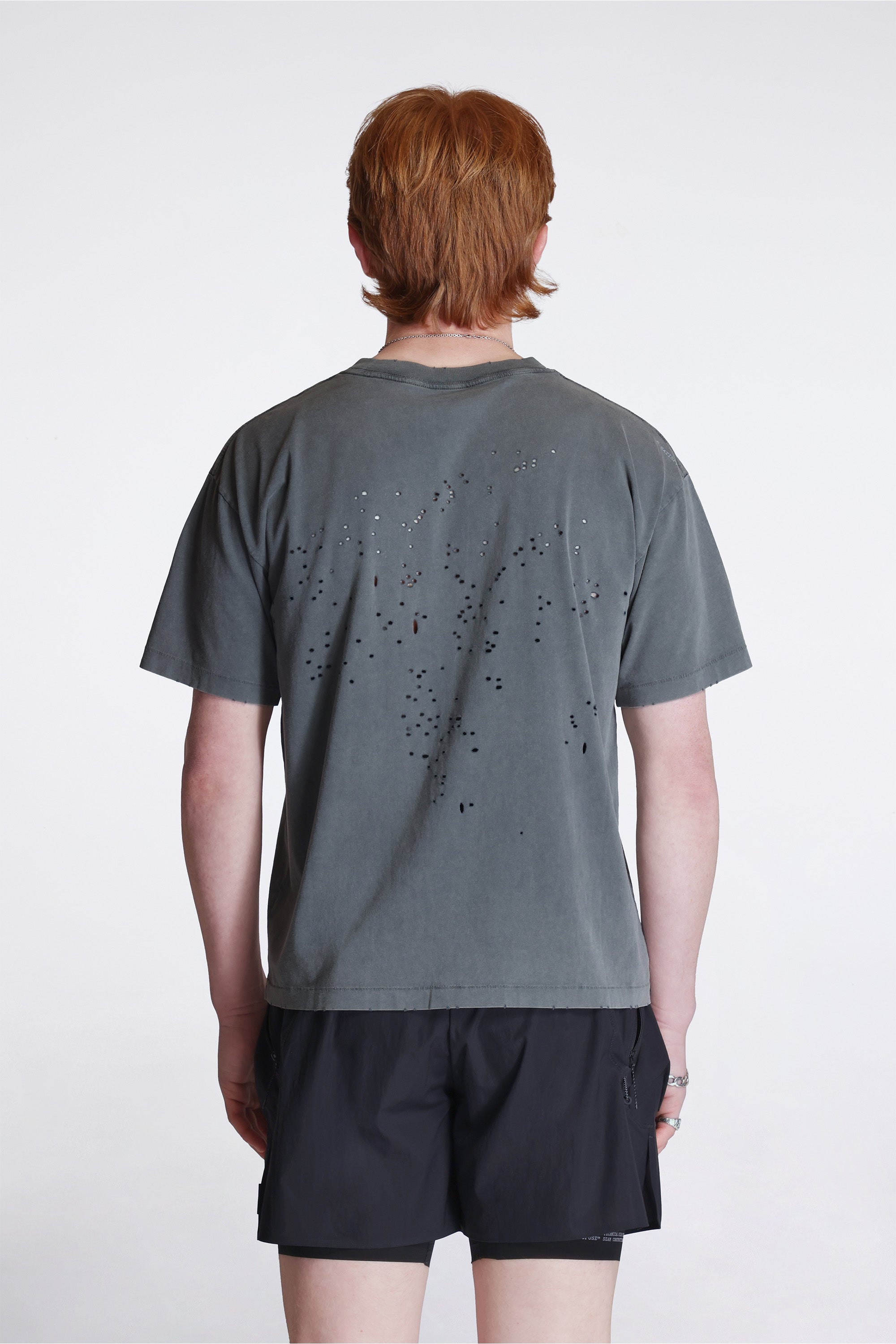 Mothtech T-Shirt Faded Black