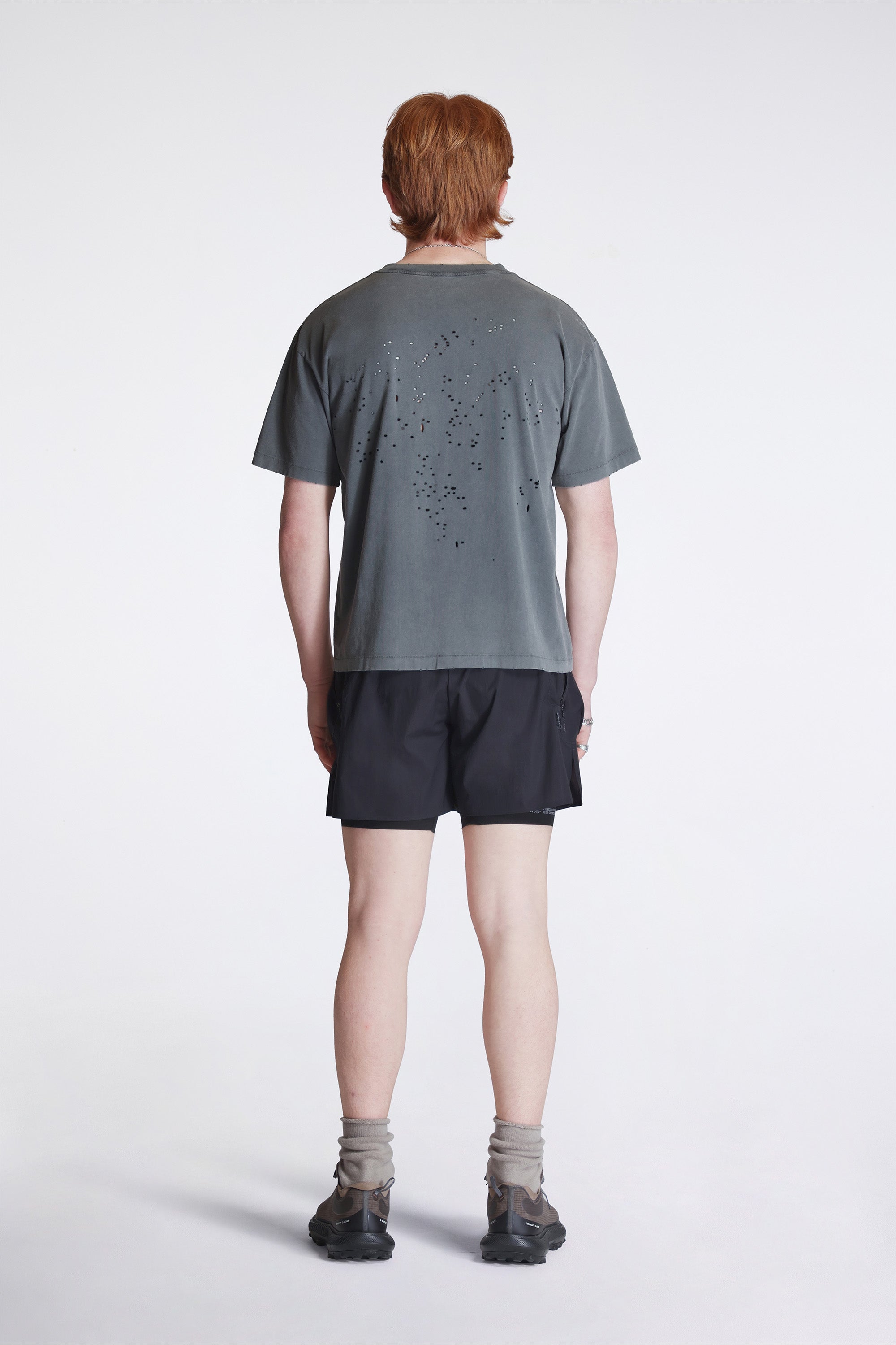Mothtech T-Shirt Faded Black