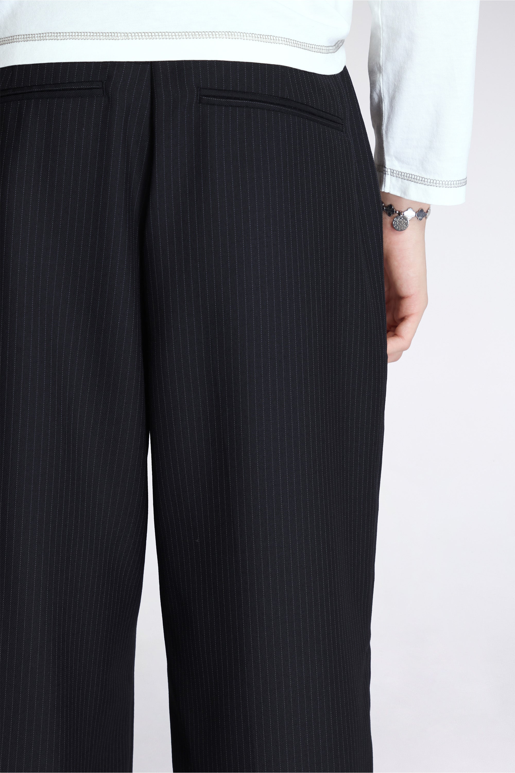 Another Suit Pants 2.0 Black Pinstripe
