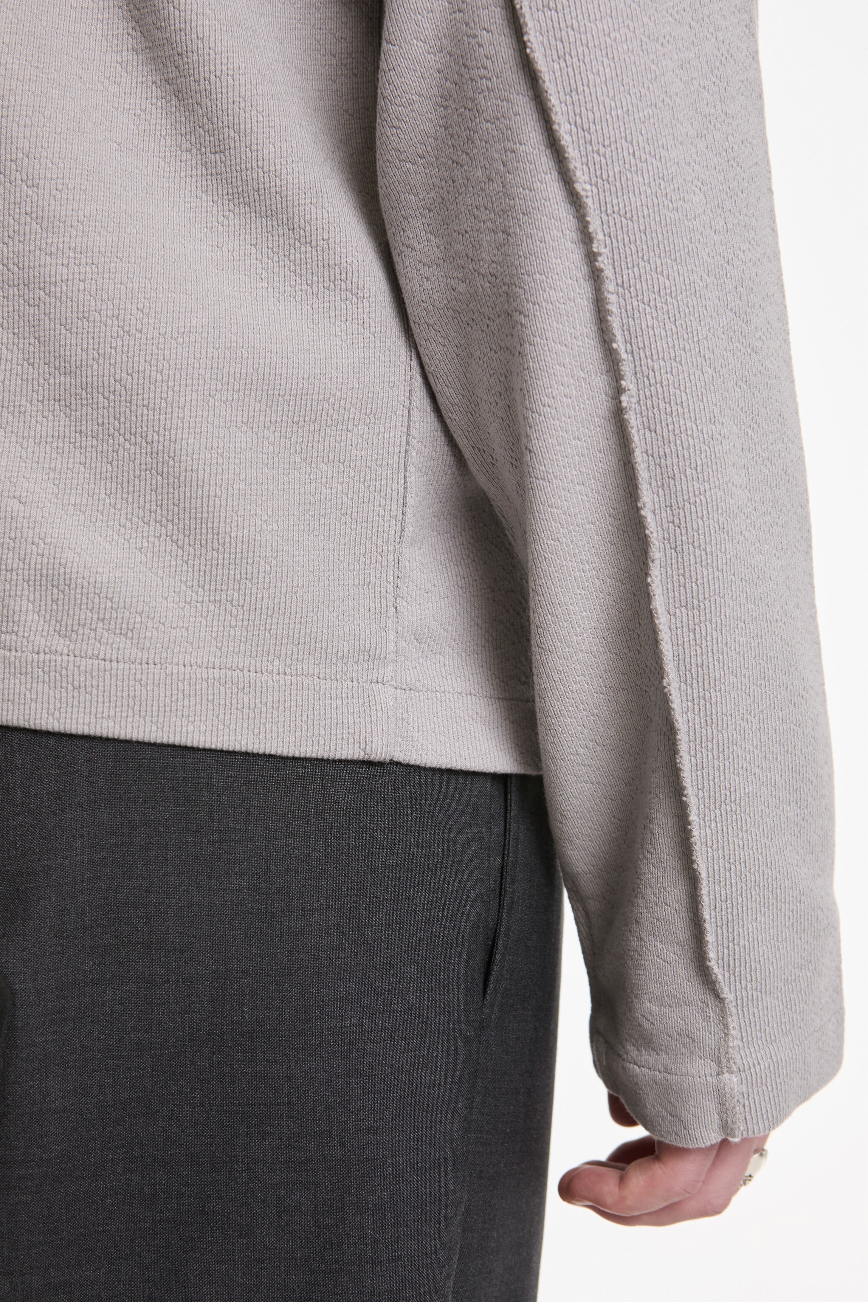 Leisure Zip Up Mineral Grey Needle Jump